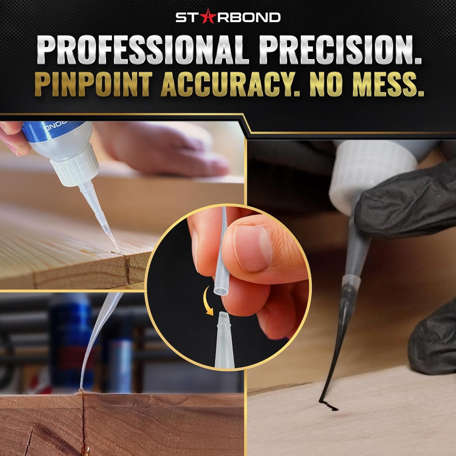 Starbond Super Fast Thin CA Glue – Super Glue Pro Kit with Precision Microtips