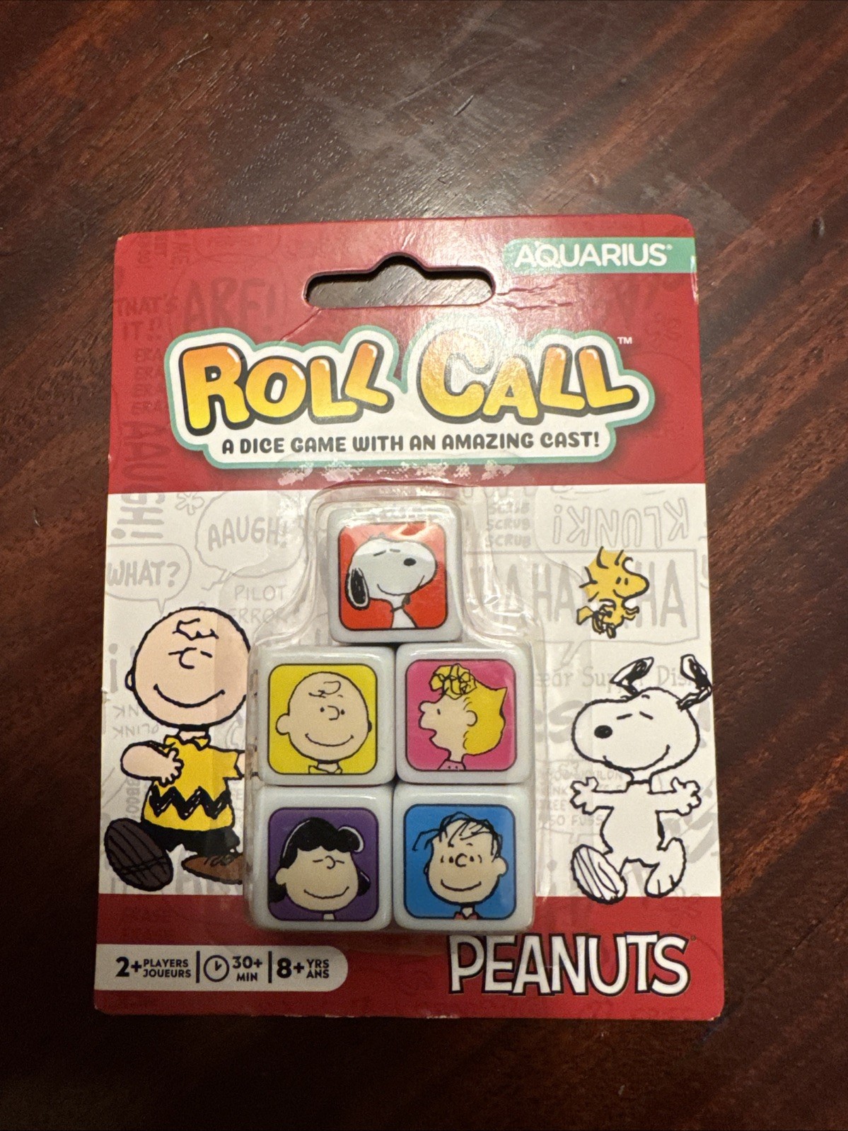 Aquarius Roll Call Dice Peanuts