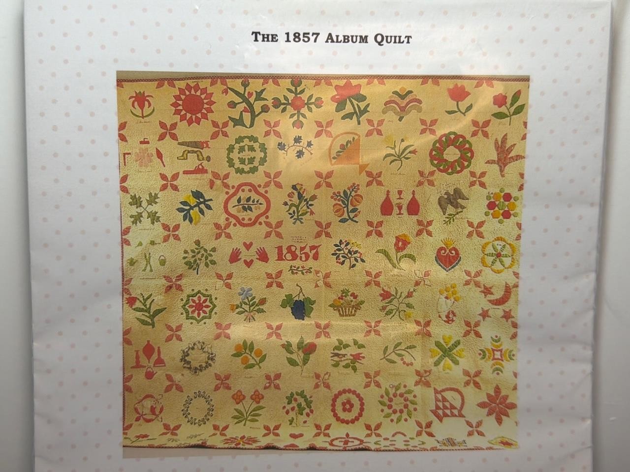 SENTIMENTAL STITCHES Quilt Pattern THE 1857 ALBUM QUILT - 81"x81" - 64 Blocks!