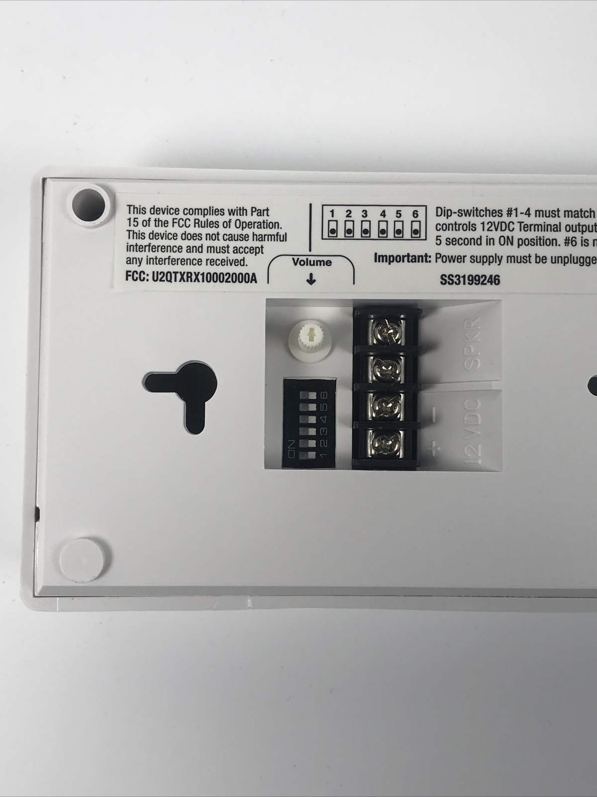 Rodann Electronics RX1000A Indoor Wireless Receiver White