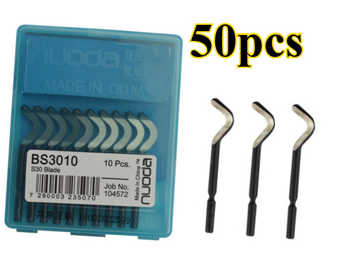 50pcs New Bs3010 S30 Blades Hand Deburring Tool NUODA Fast Ship