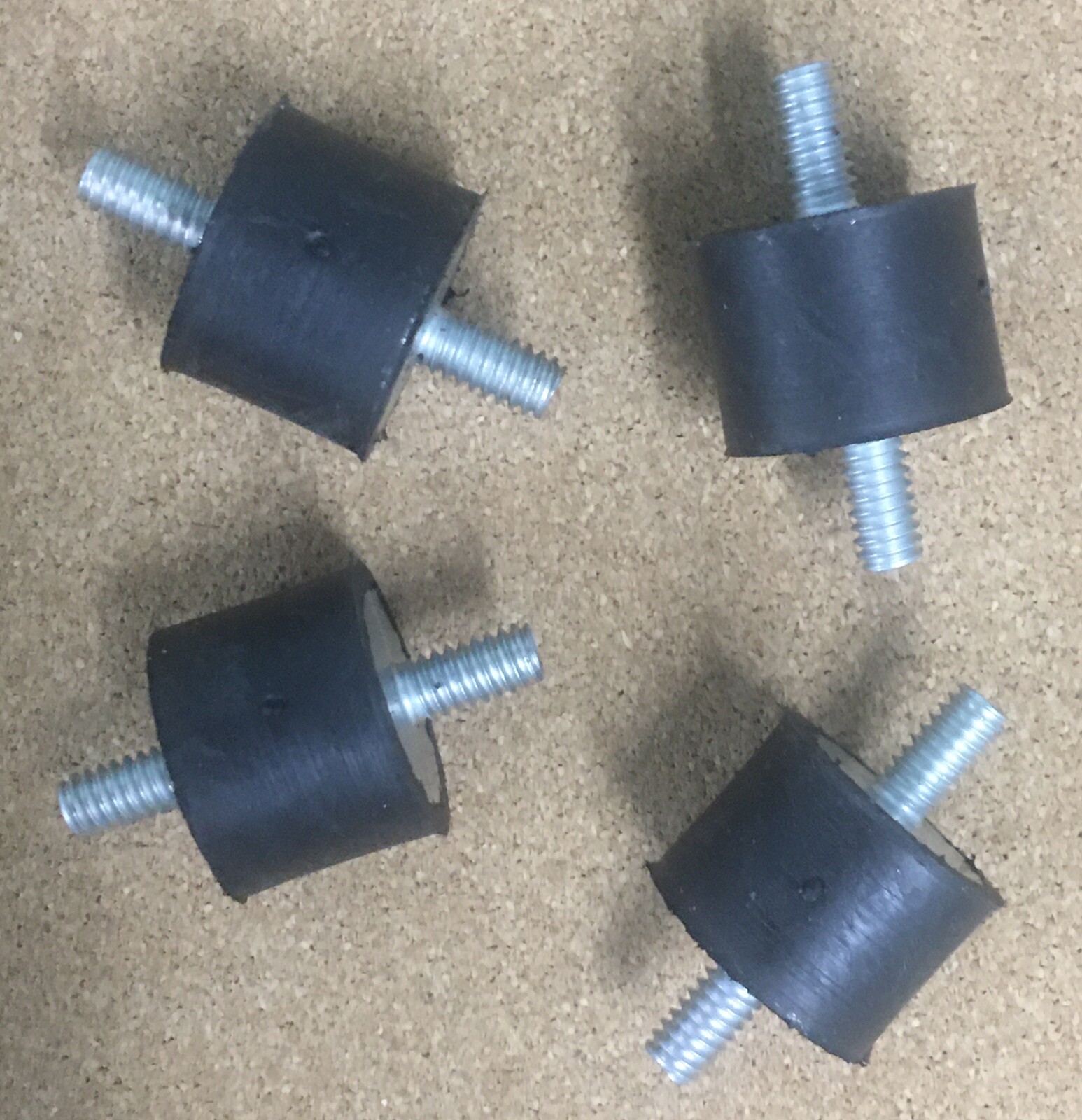 HARLEY Battery Box Oil Tank Mounts Replaces 62563-65 MADE IN THE USA  SET OF 4