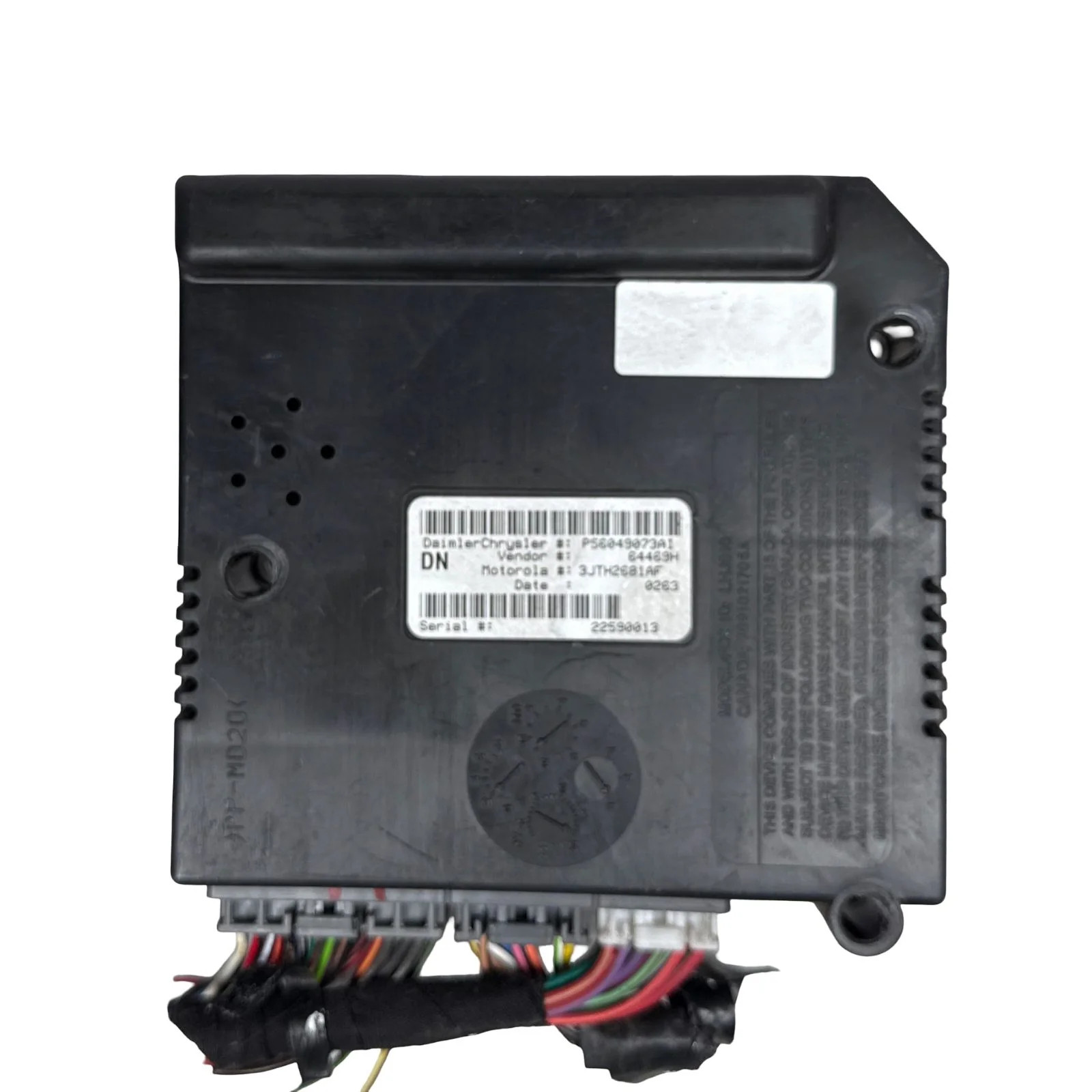 2001-2003 Dodge Durango Dakota Central Timing Module CTM P56049073AI OEM