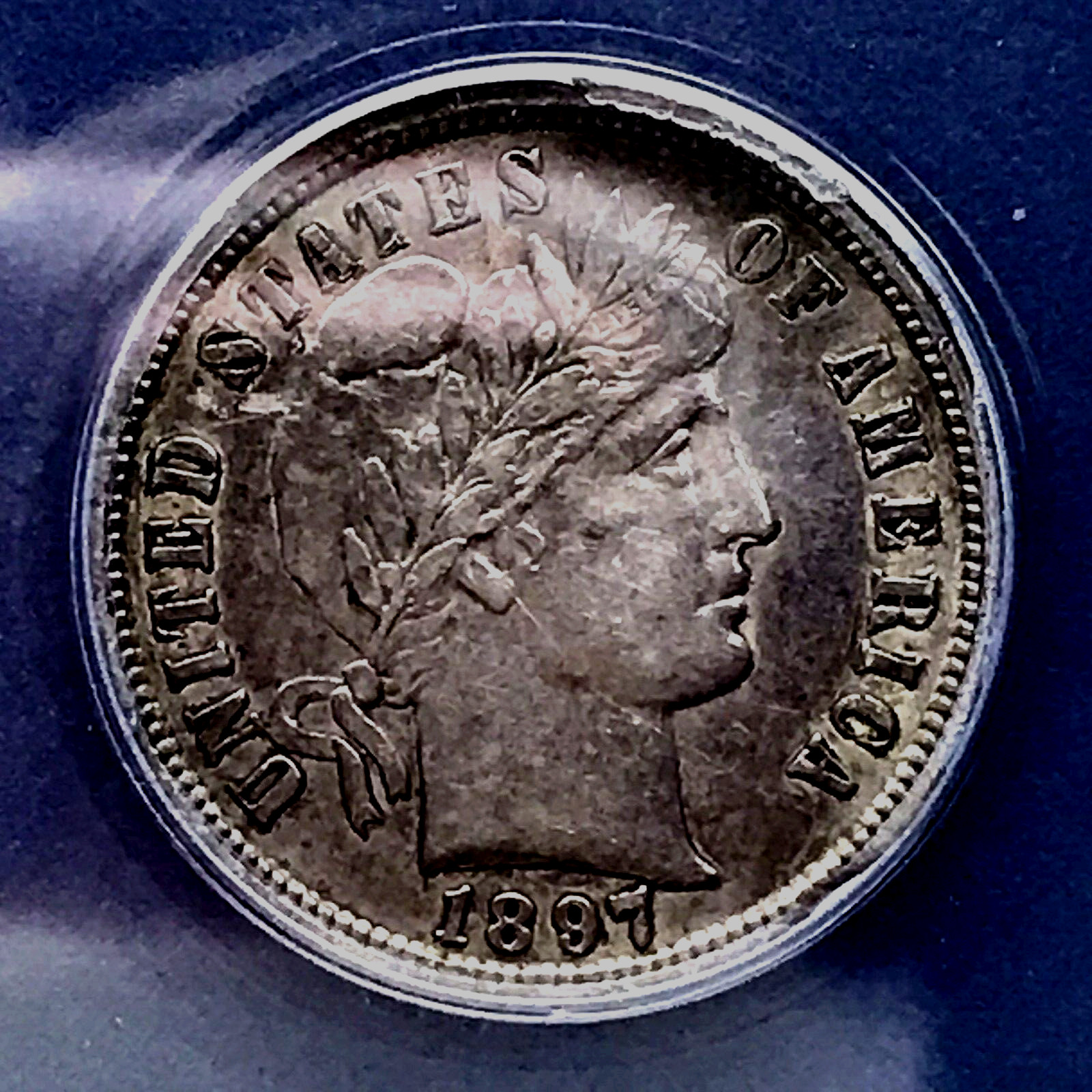 1897-S Barber Dime ANACS AU 50 Details -  U.S. Coins: Silver- West of the Divide