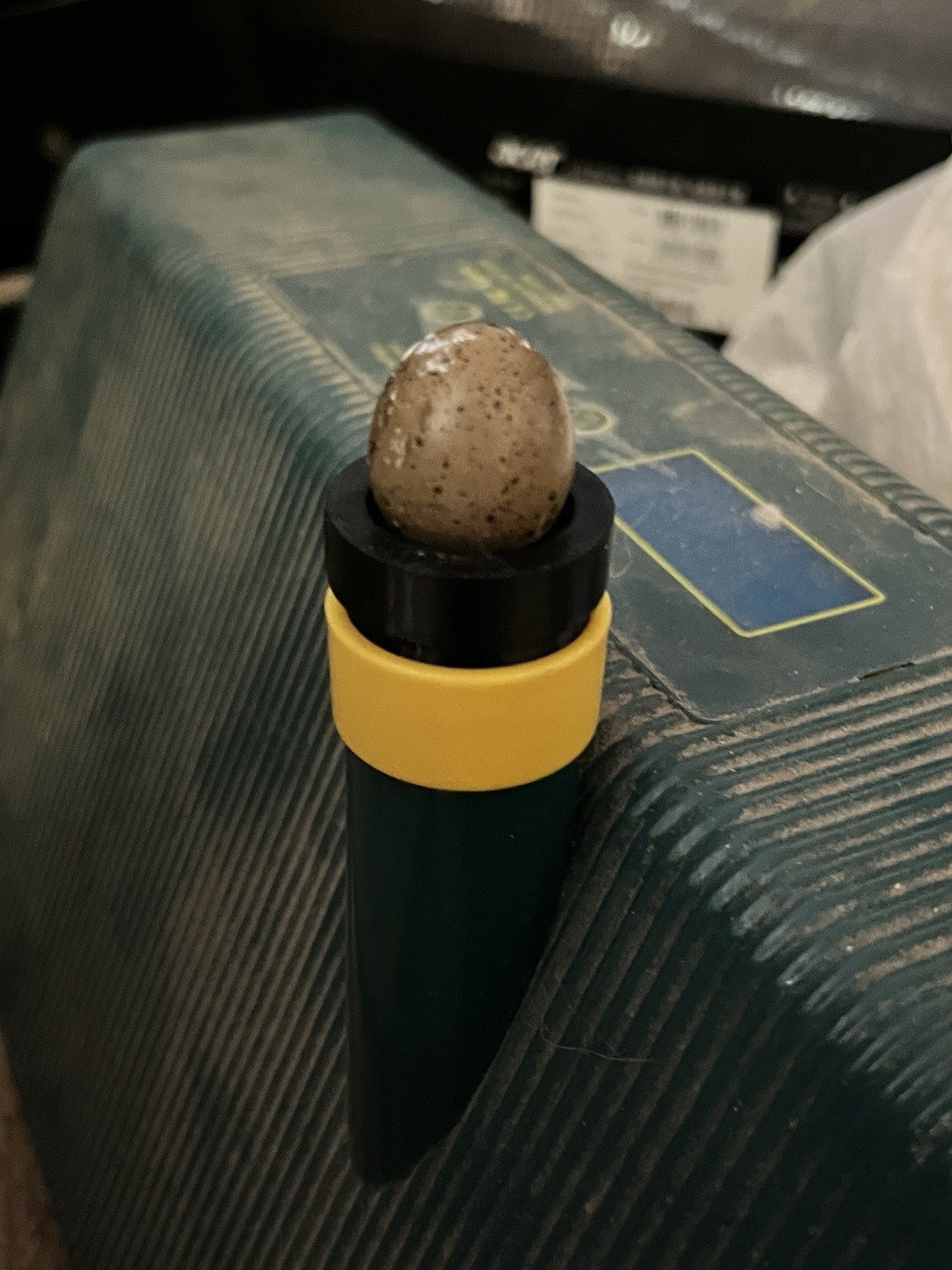 3D Printed Button Quail Egg Adapter For Built-in Brooder Incubator Candler Light