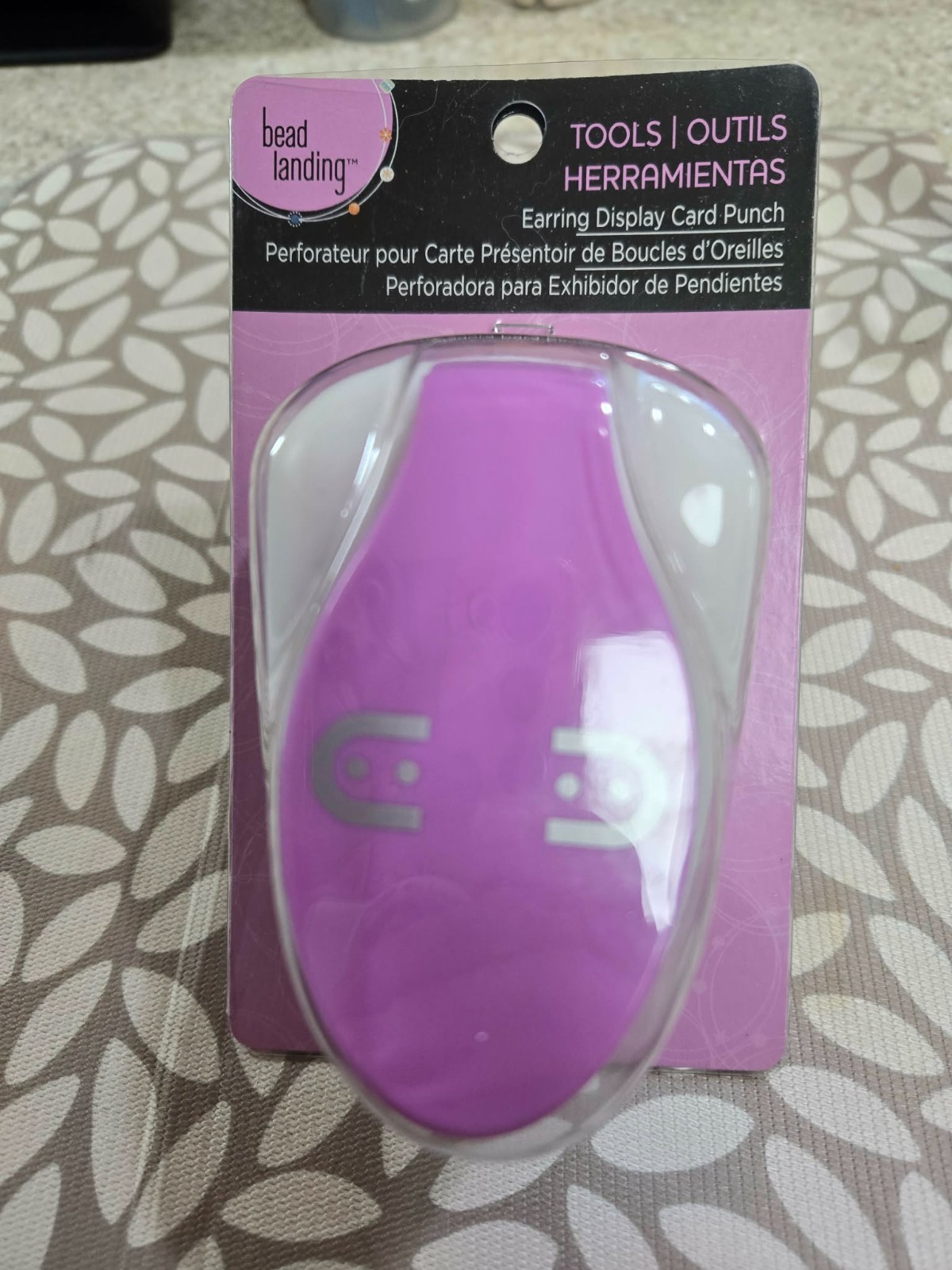 Bead Banding Earring Display Card Punch - NEW!