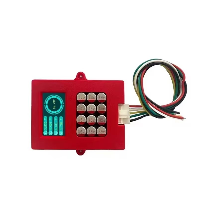 4S 5A Active Balancer LiFePo4 Li-ion Battery Pack Equalizer with Voltage display