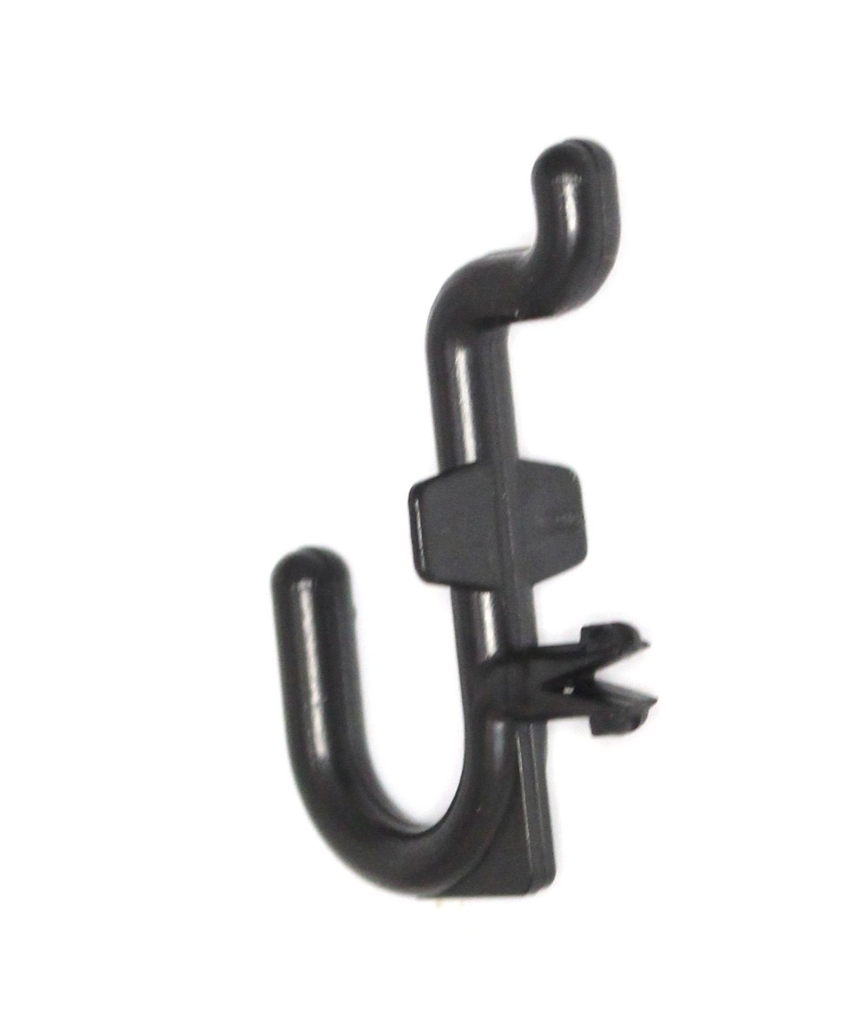 Plastic Black Peg Board Hook Kit Storage 25 Pack J Hook PEGBOARD NOT INCLUDED
