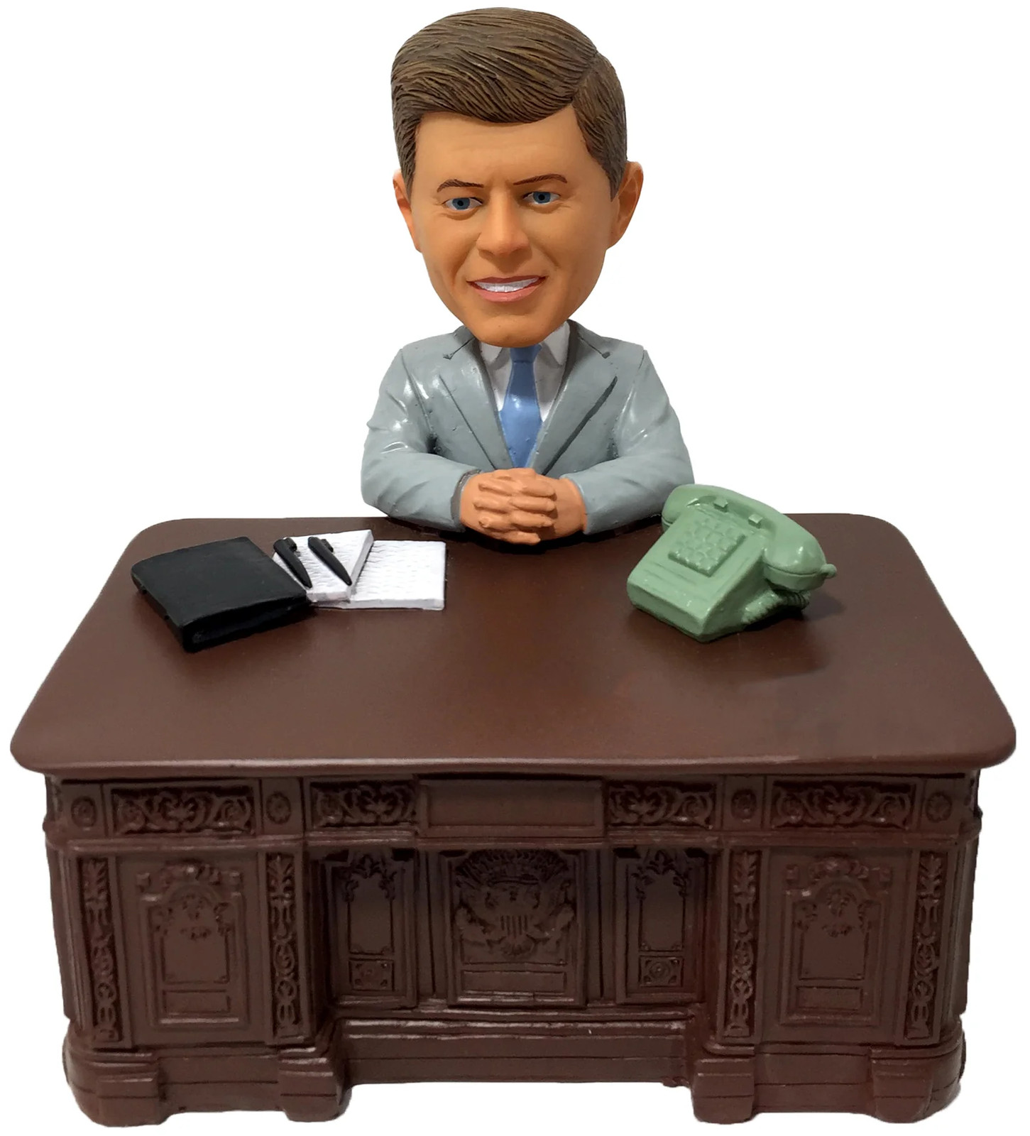 John F. Kennedy President Resolute Desk United States White House Bobblehead