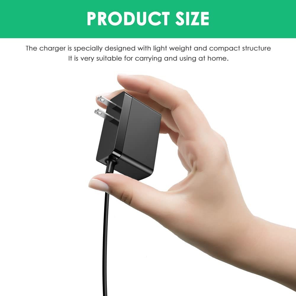 Mrgru Replacement Charger for Dirt Devil Vacuum BD10320, Compatible black
