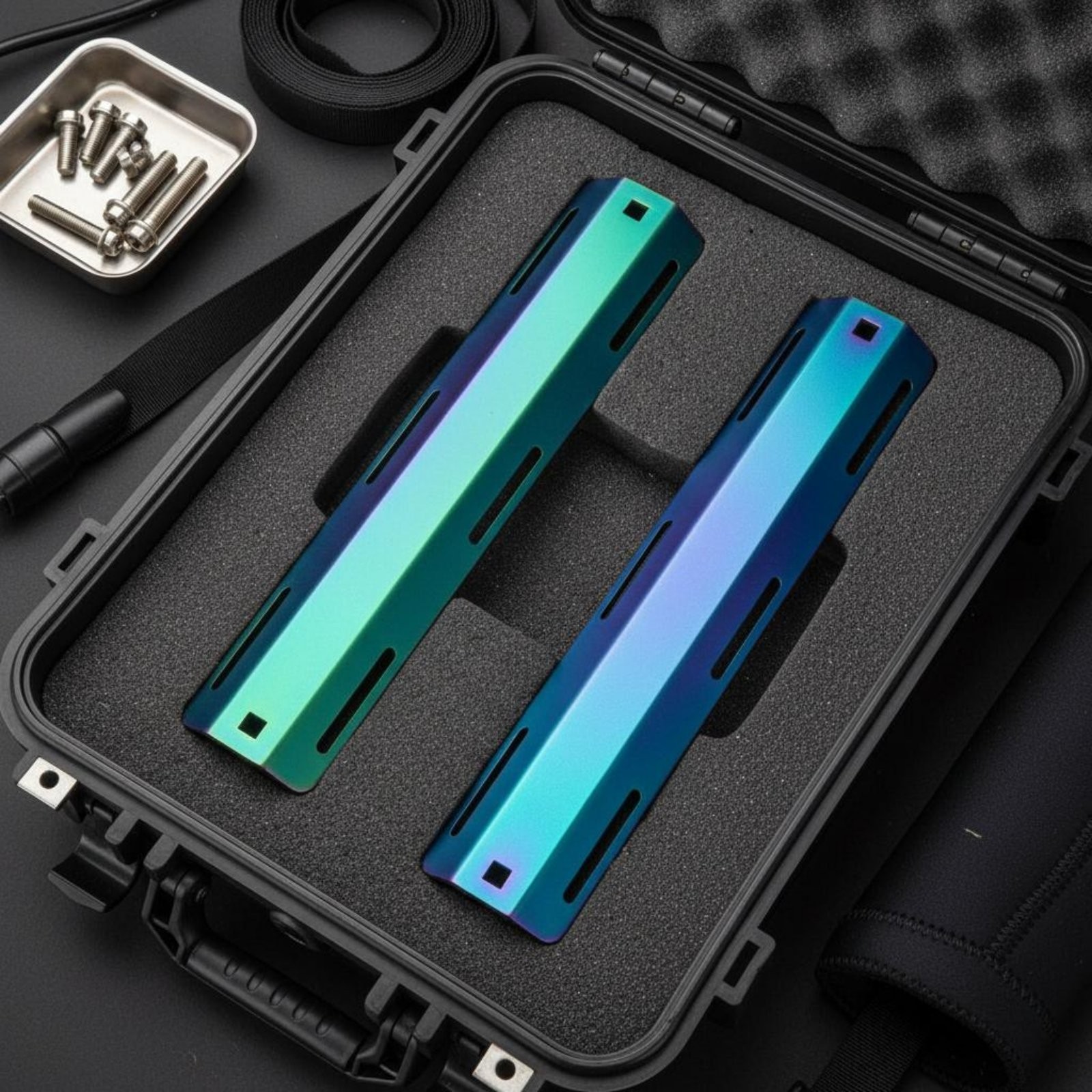 Titanium Diving Backplate Kit Lightweight Single Cylinder Adapter Hardware Set