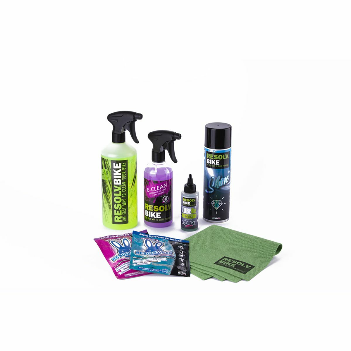RESOLVBIKE 1017-7 ELECTRIC BIKE CLEANING KIT STARTER KIT E-BIKE