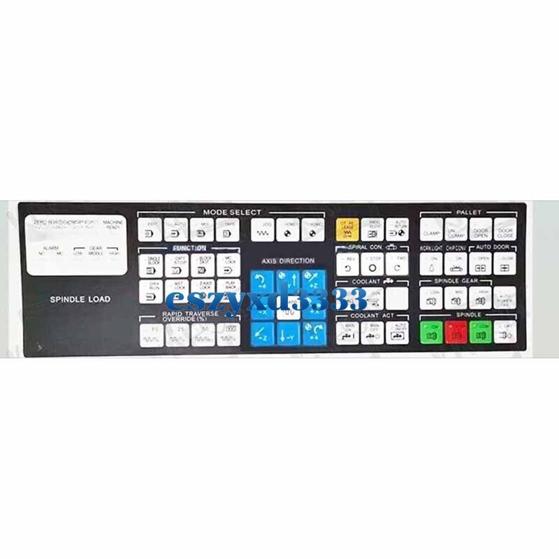 Operating Membrane Overlay for HYUNDAI WIA KIA Horizontal Machining Center KH80G