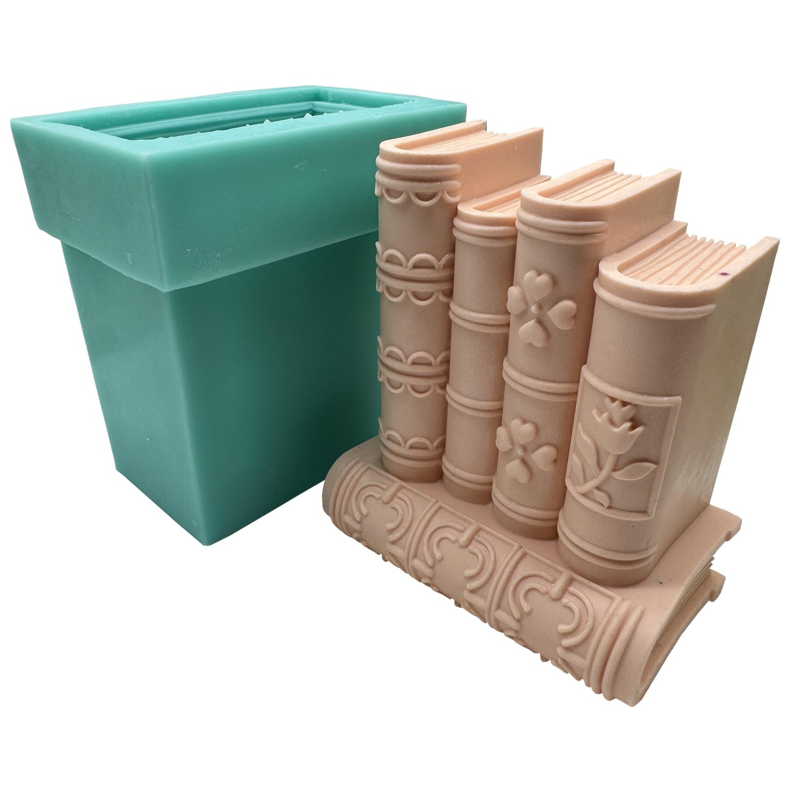 I-BEST Big Book 3D Silicone Mold Candle, Soap,Mousse Cake,Chocolate,Aroma