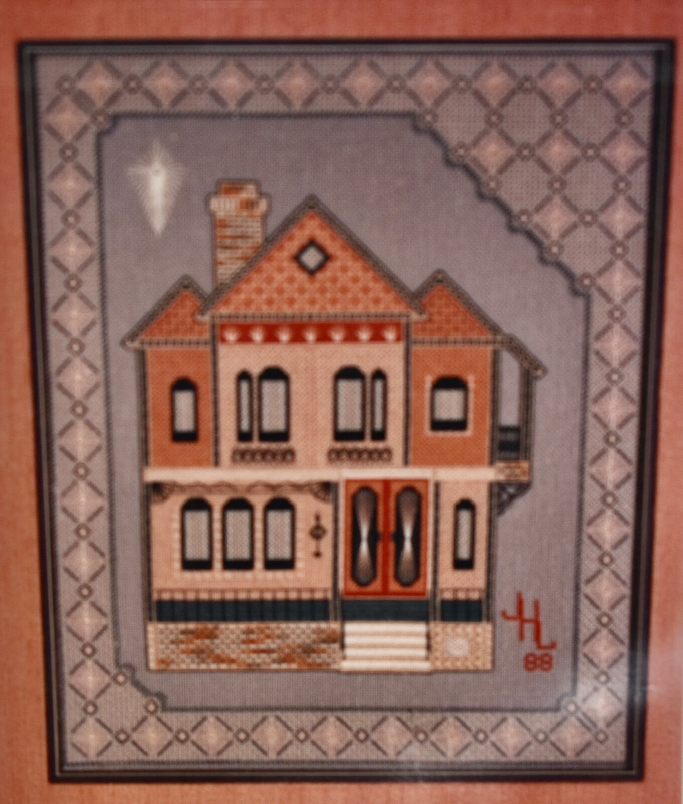 Jean Hilton's "Fairfield" Victorian House needlepoint pattern