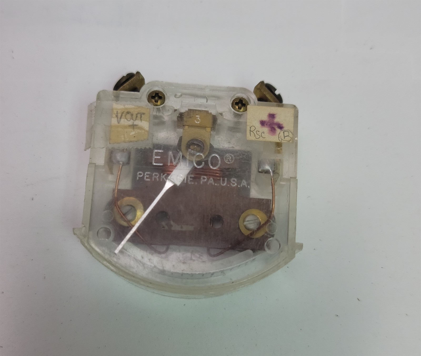 Spar Electronics / Emico 0-2115-1 Mini Panel Meter , 0-1.5 DC Amps