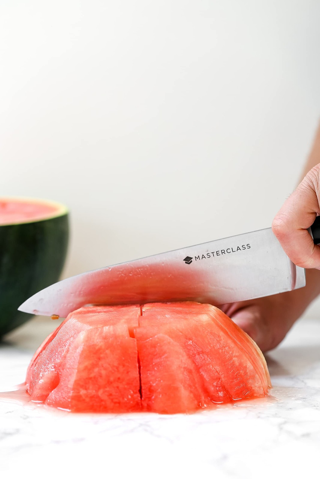 MasterClass Chef Knife with EdgeKeeper Knife Sharpener Sheath, Stainless Stee...