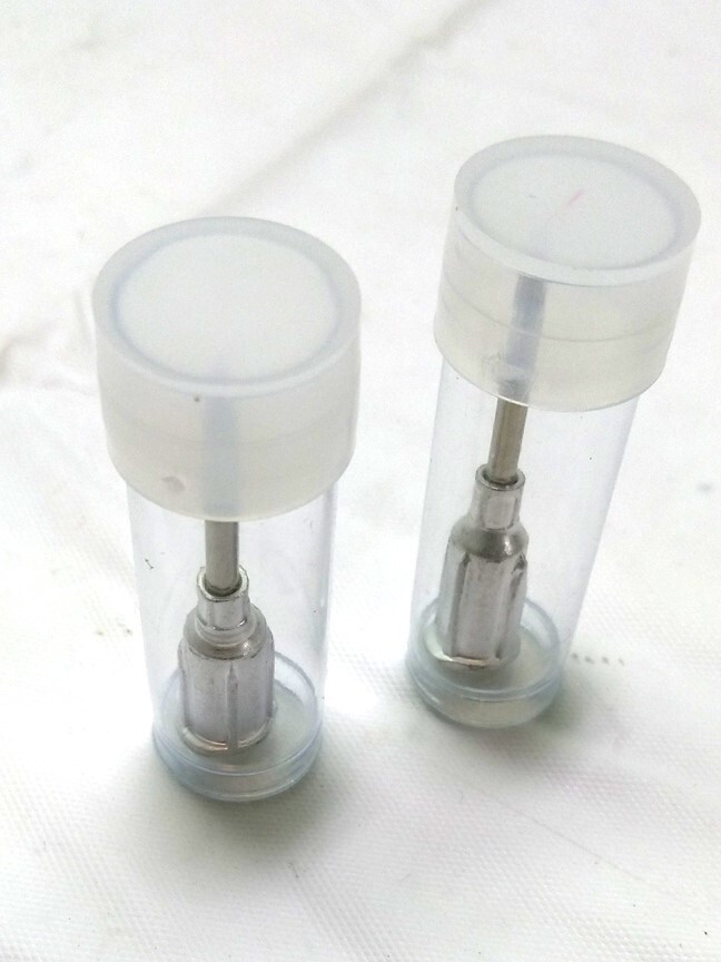 Lot of 2 New Virtual VSPT1005-ST Vacuum Tweezer Tips, Olive Torlon, up to 475 F