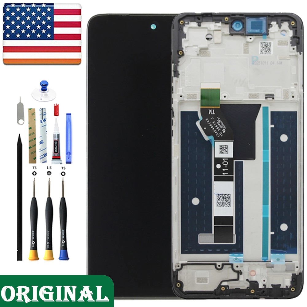 OEM LCD Touch Screen Digitizer Frame For Motorola Moto G Play 2026 5G XT2615 US
