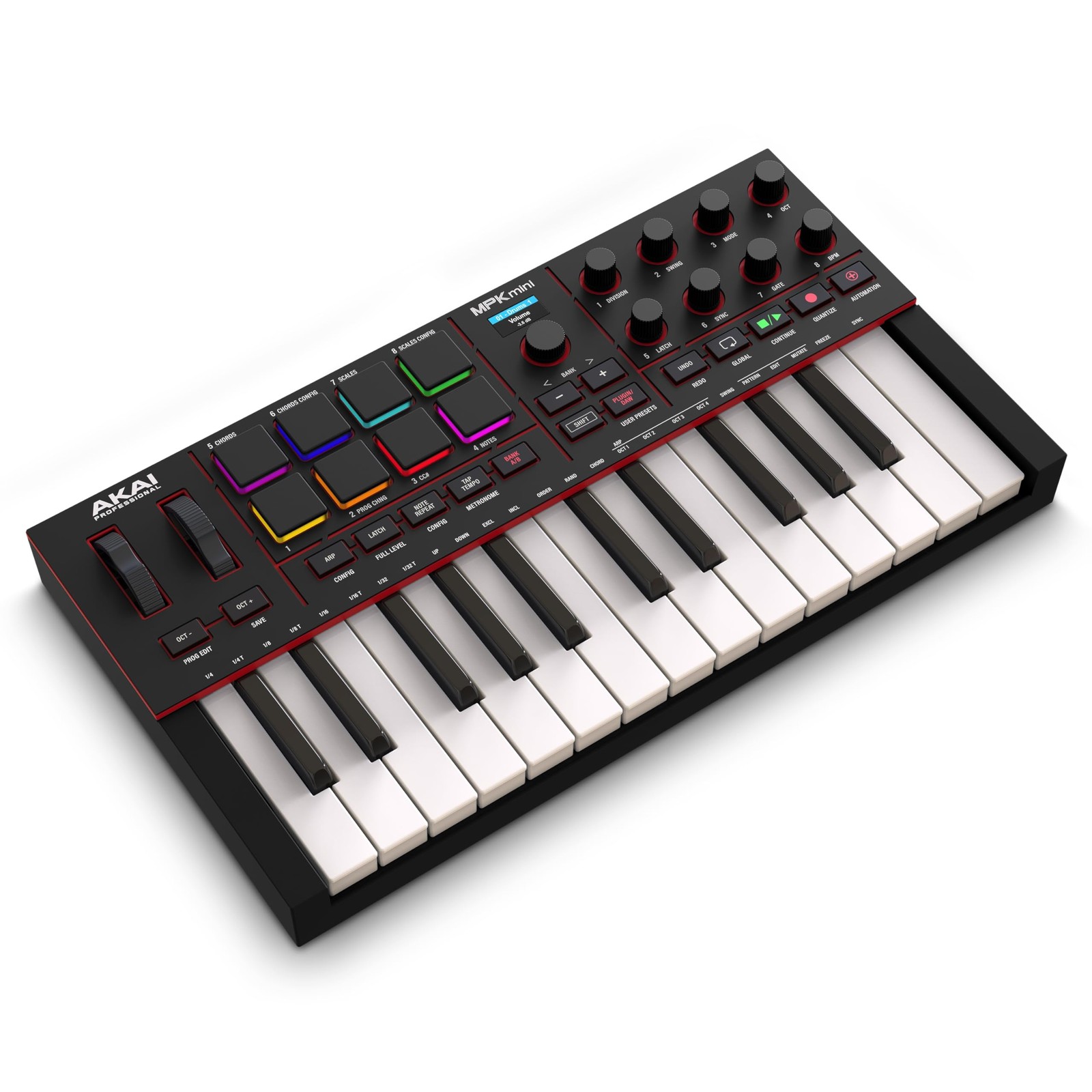 Akai Professional MPK Mini IV USB-C MIDI Keyboard Controller for Black