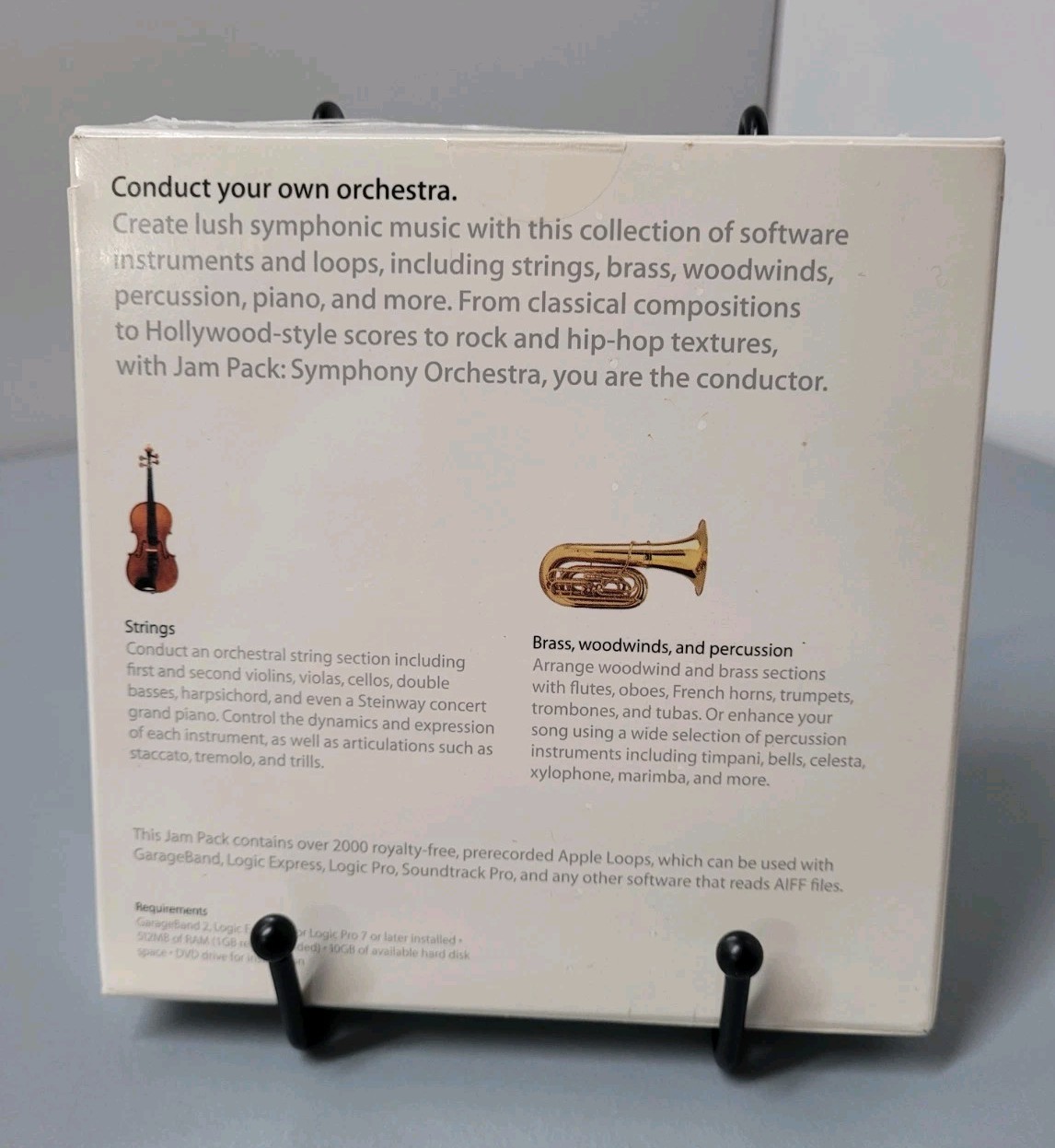 NEW Apple GarageBand Jam Pack Symphony Orchestra Software Mac OSX Sealed