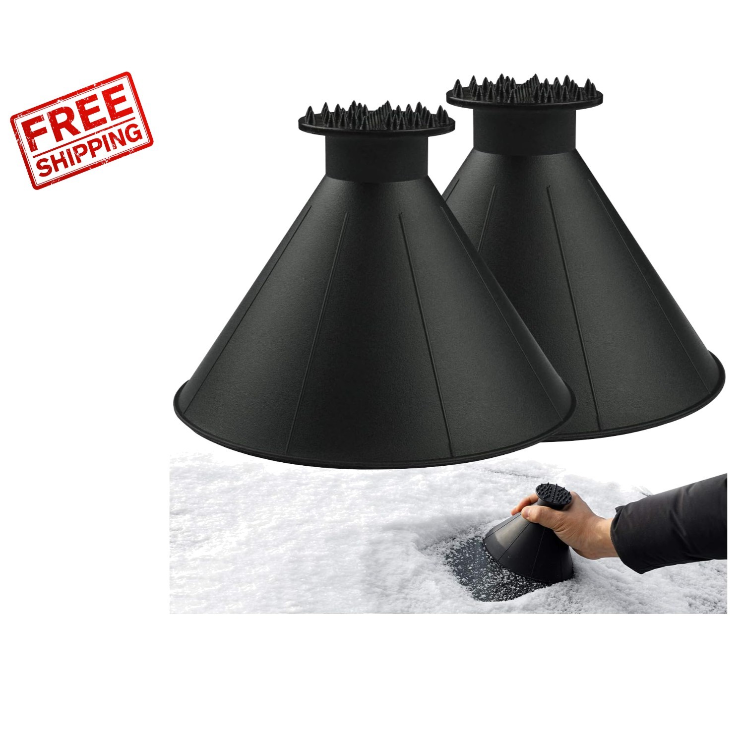Compact and Lightweight Windshield Ice Scrapers – Perfect Car Gifts for Winter