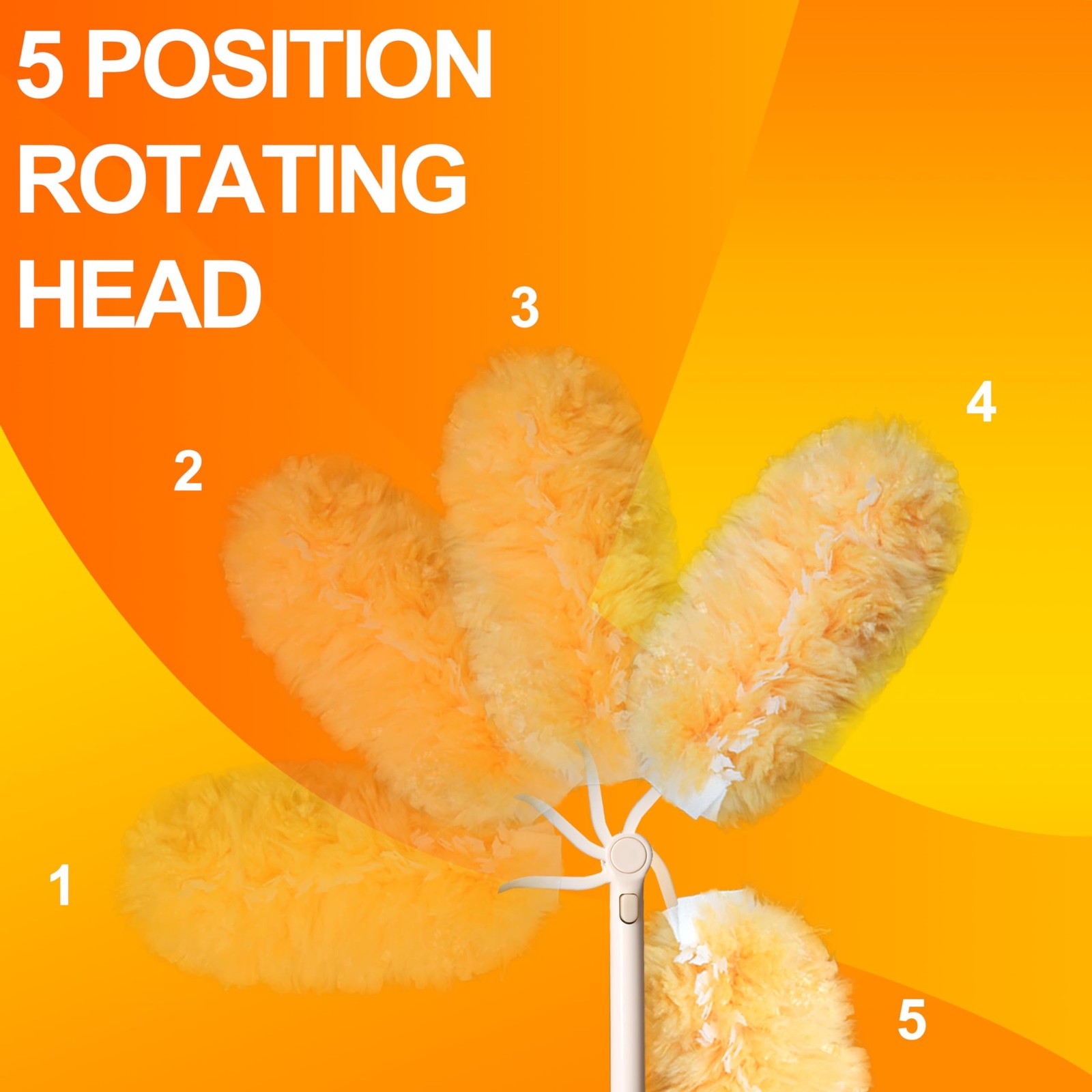Duster Refills 50 Counts, 360° Heavy Duty Multi Surface Duster Refills for