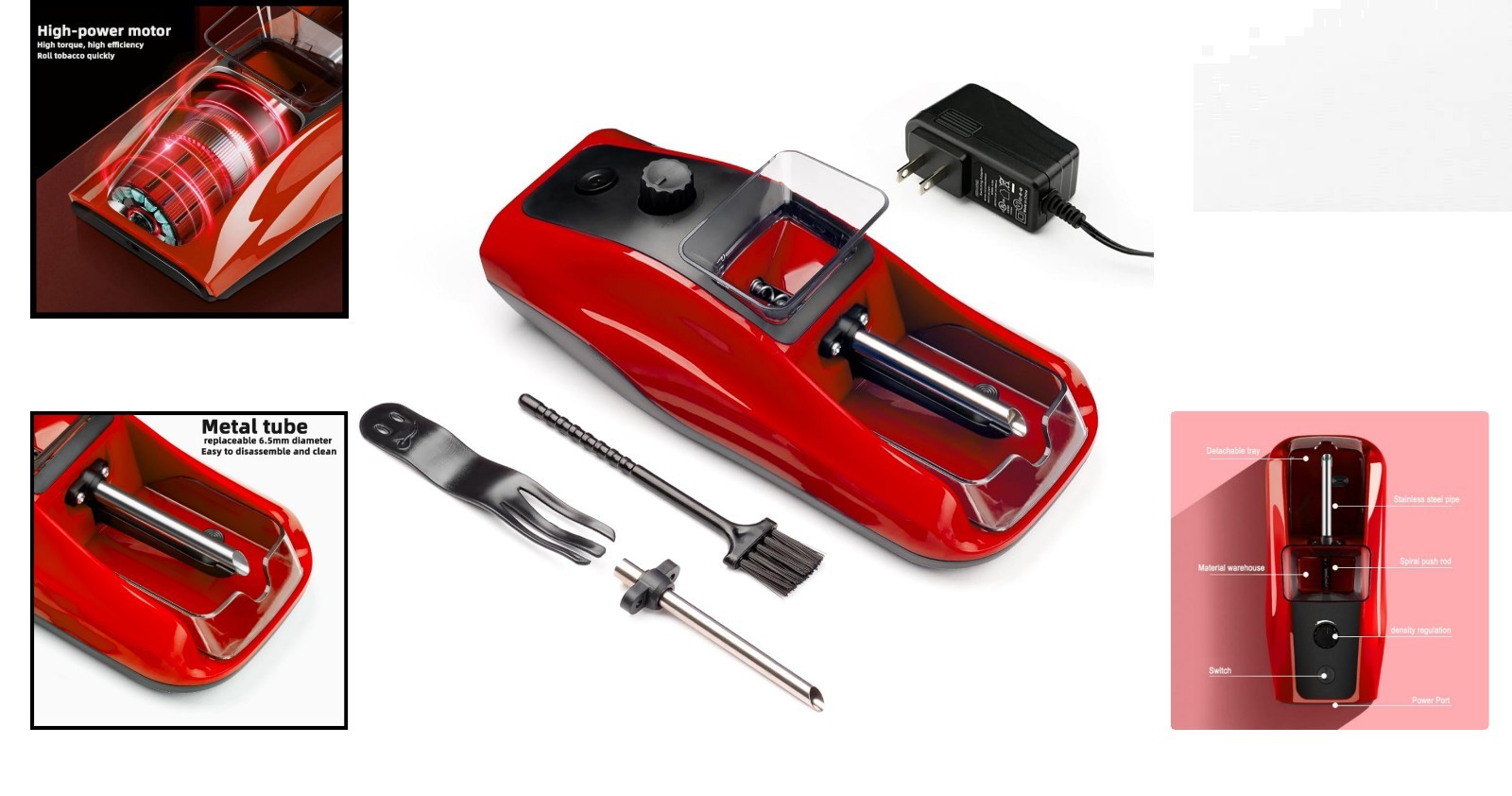 Portable Automatic Tobacco Injector Machine - Efficient Rolling, Quick Setup
