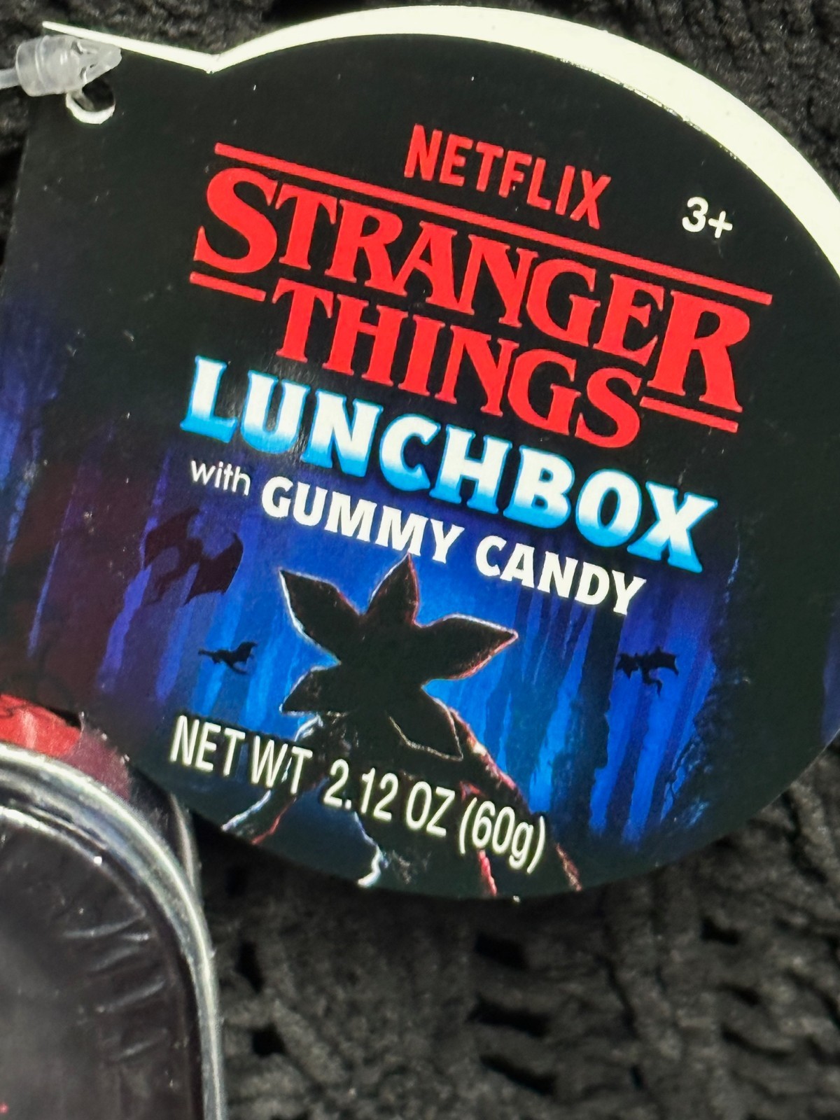 BRAND NEW - Stranger Things Mini 5" Tin Lunchbox w/ Gummy Candies FACTORY SEALED
