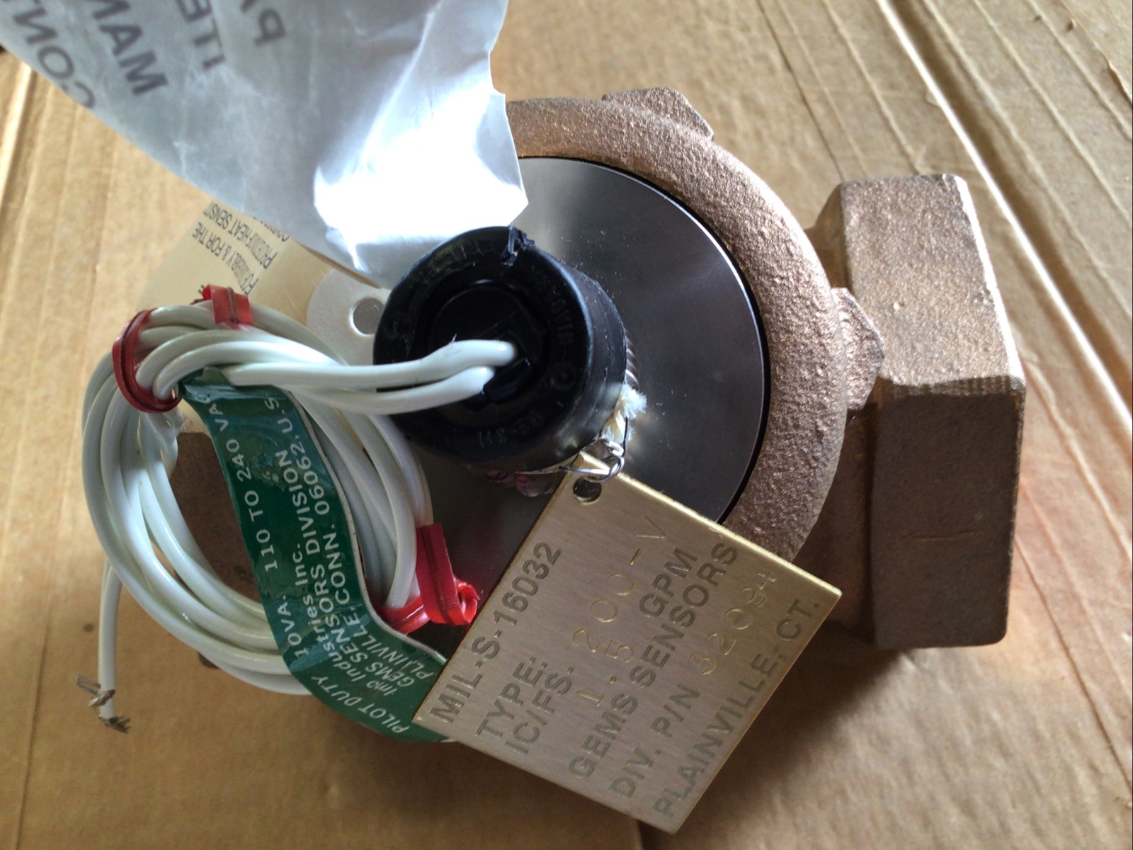 Gems Sensor Pressure Switch 32094