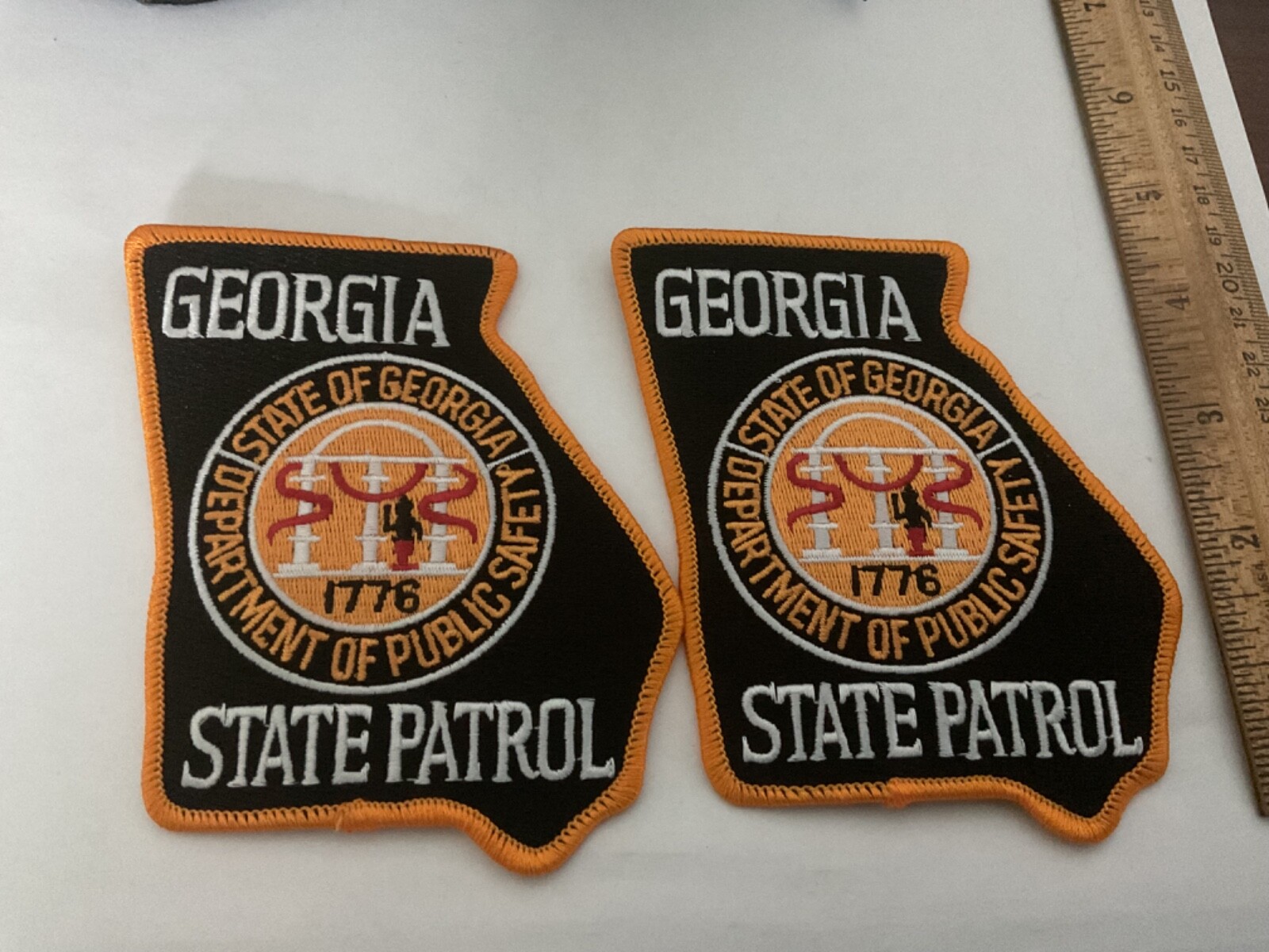Georgia State Patrol  collectable patch new 2 full size with tracking insured