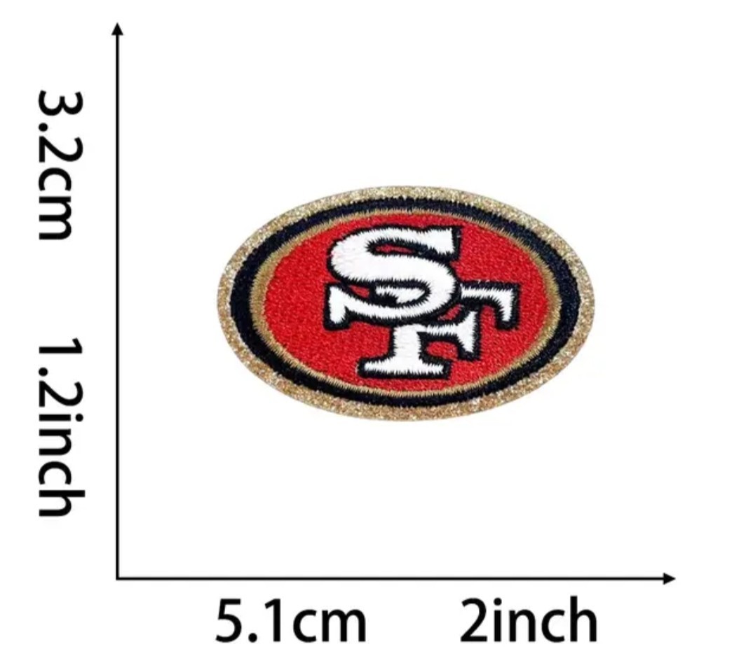 SAN FRANCISCO 49ers IRON ON PATCH