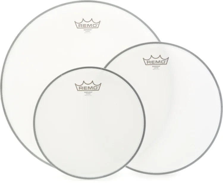 Remo Emperor Coated 3-piece Tom Pack - 10/12/16 inch