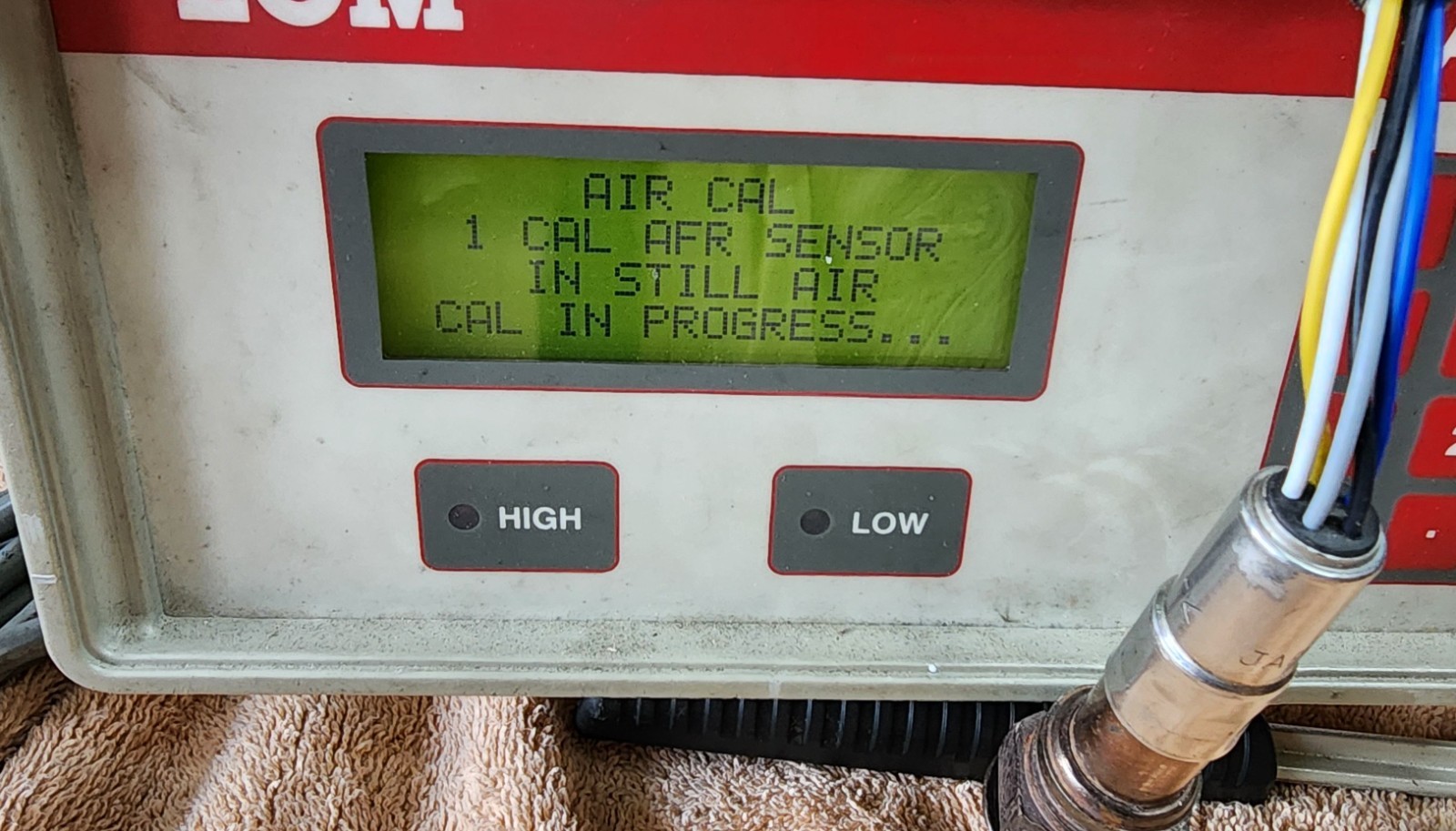 ECM AFRecorder 2400G AFR lambda wideband meter w RPM ignition spark timing MAP