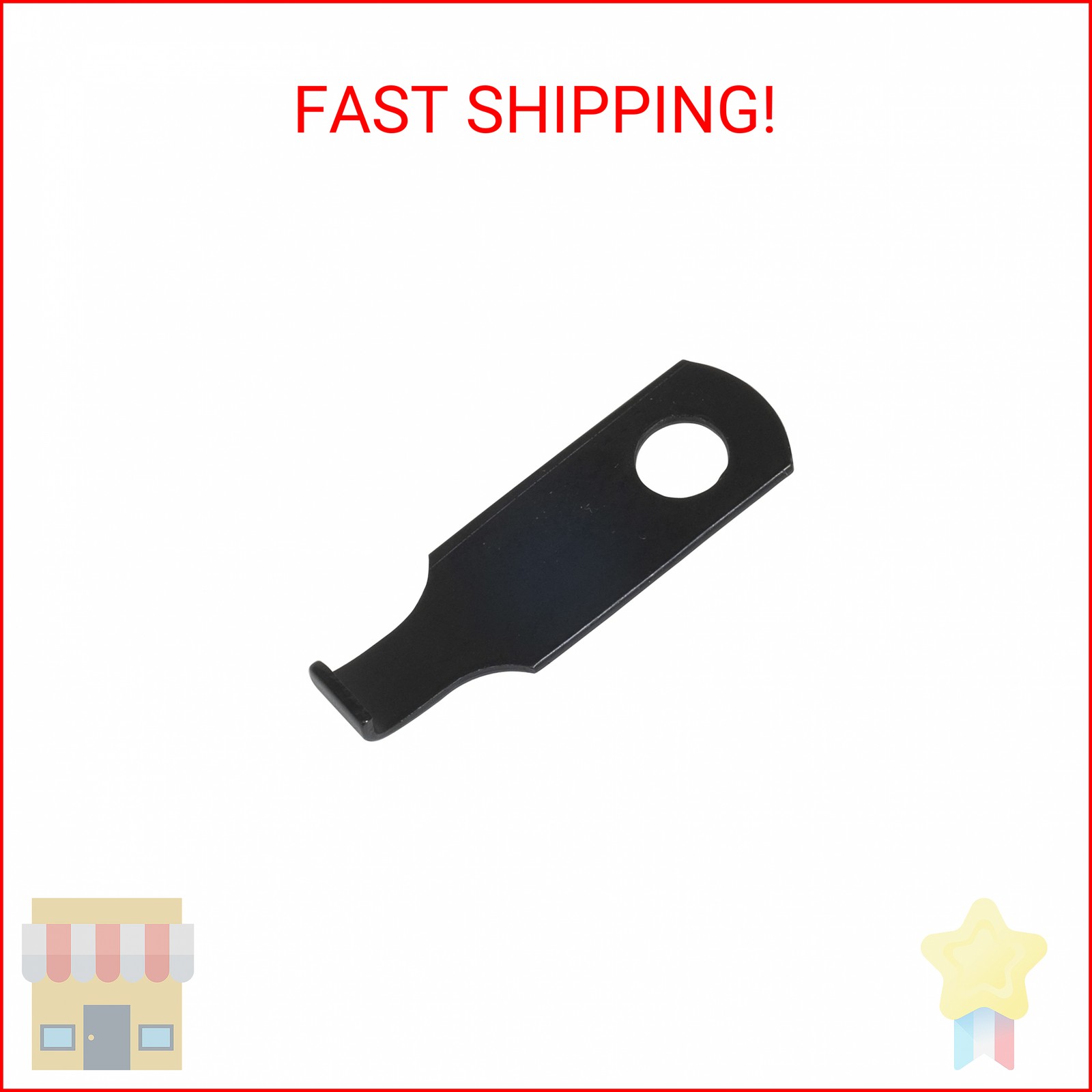 Lisle 58500 Hook for Shaft/Seals, Black