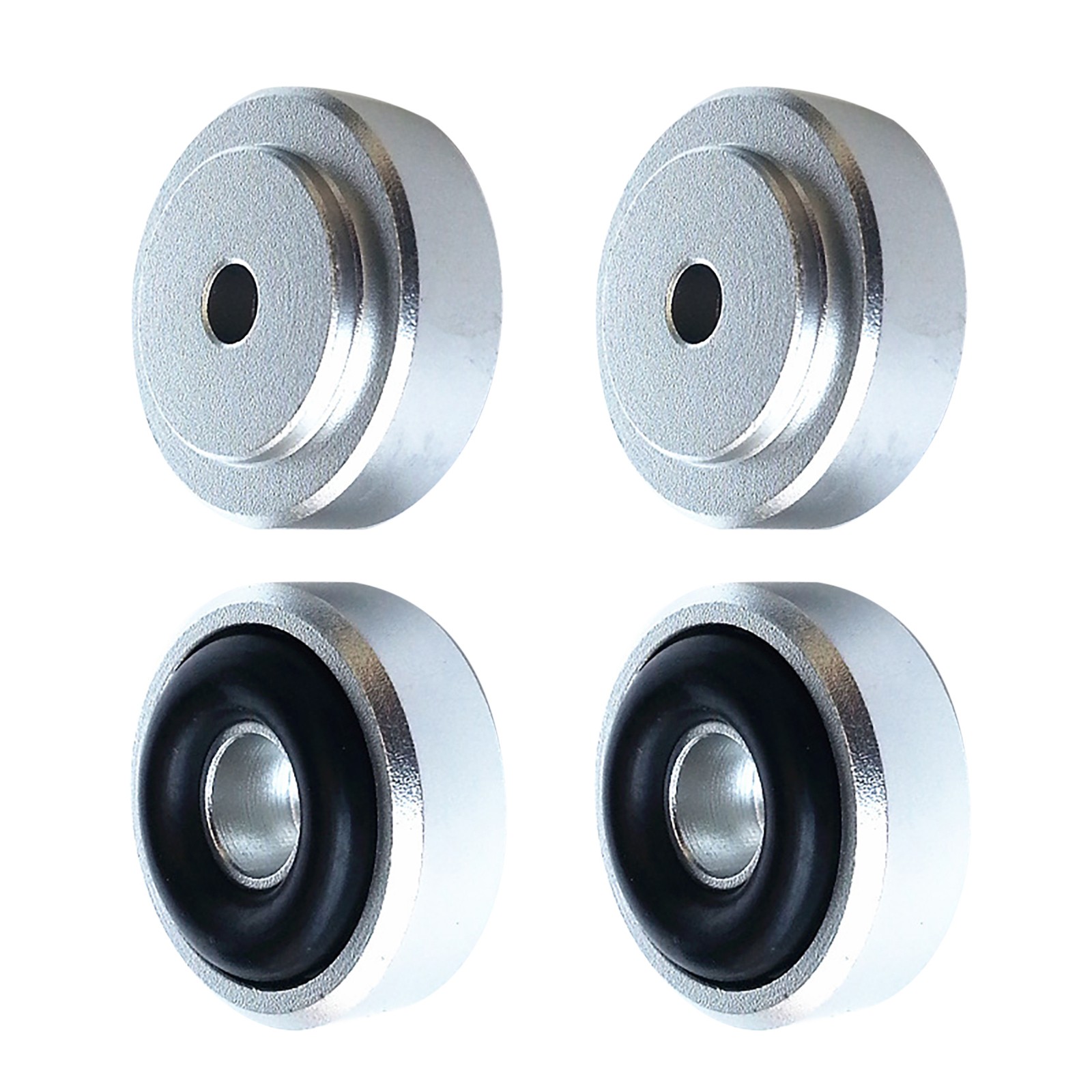 4* Aluminum Shock Absorber Turntable Pads Audio CD HIFI Speaker Isolation Feet//
