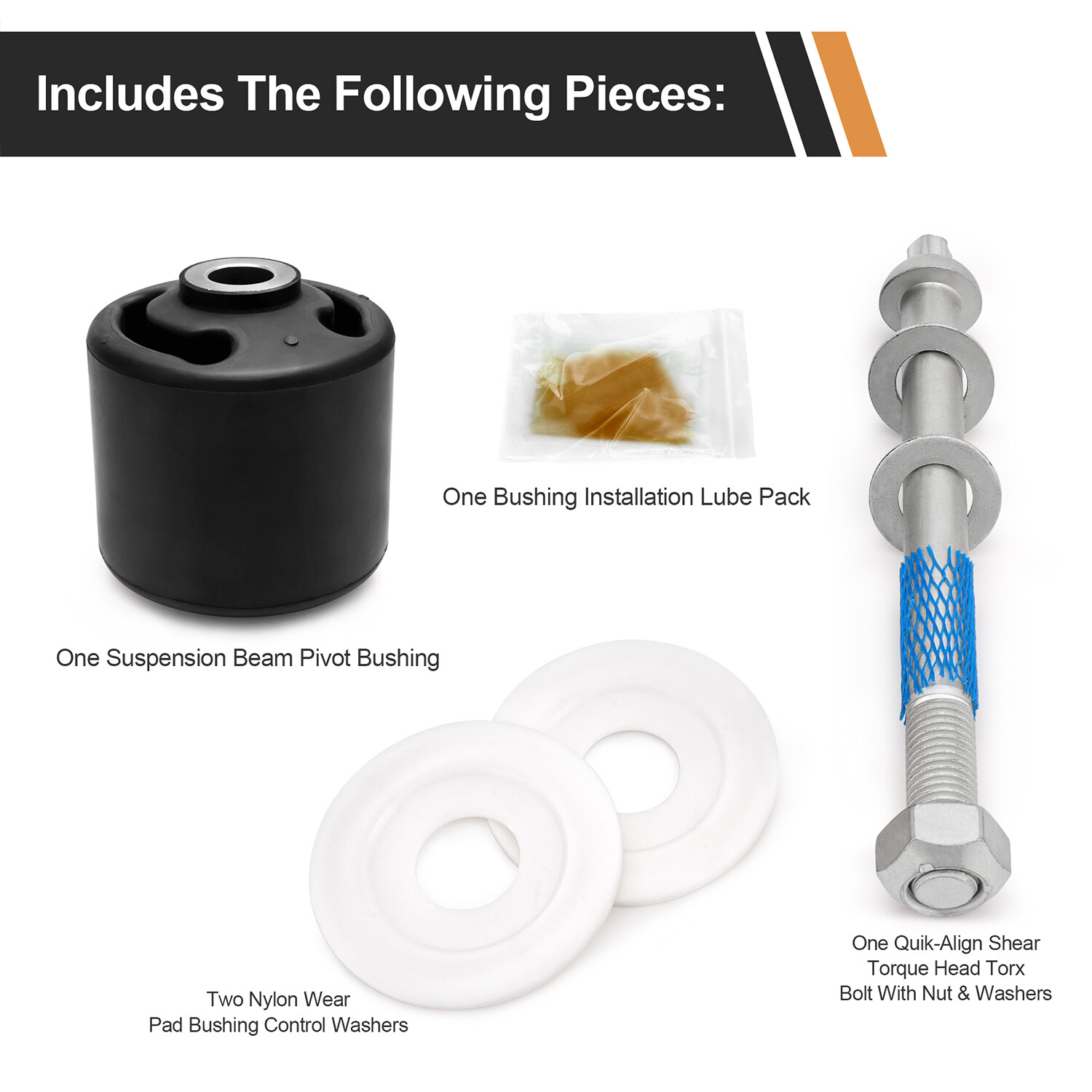 For Hendrickson Align Pivot Bushing Kit Hendrickson Turner S-24691, S-21166