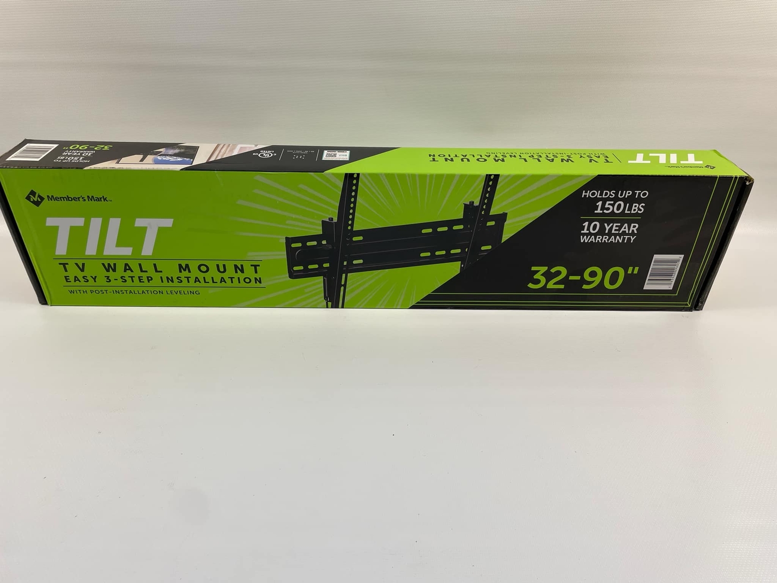 Member's Mark Tilting TV Wall Mount Low Profile & Leveling XD6116 for 32-90" TVs