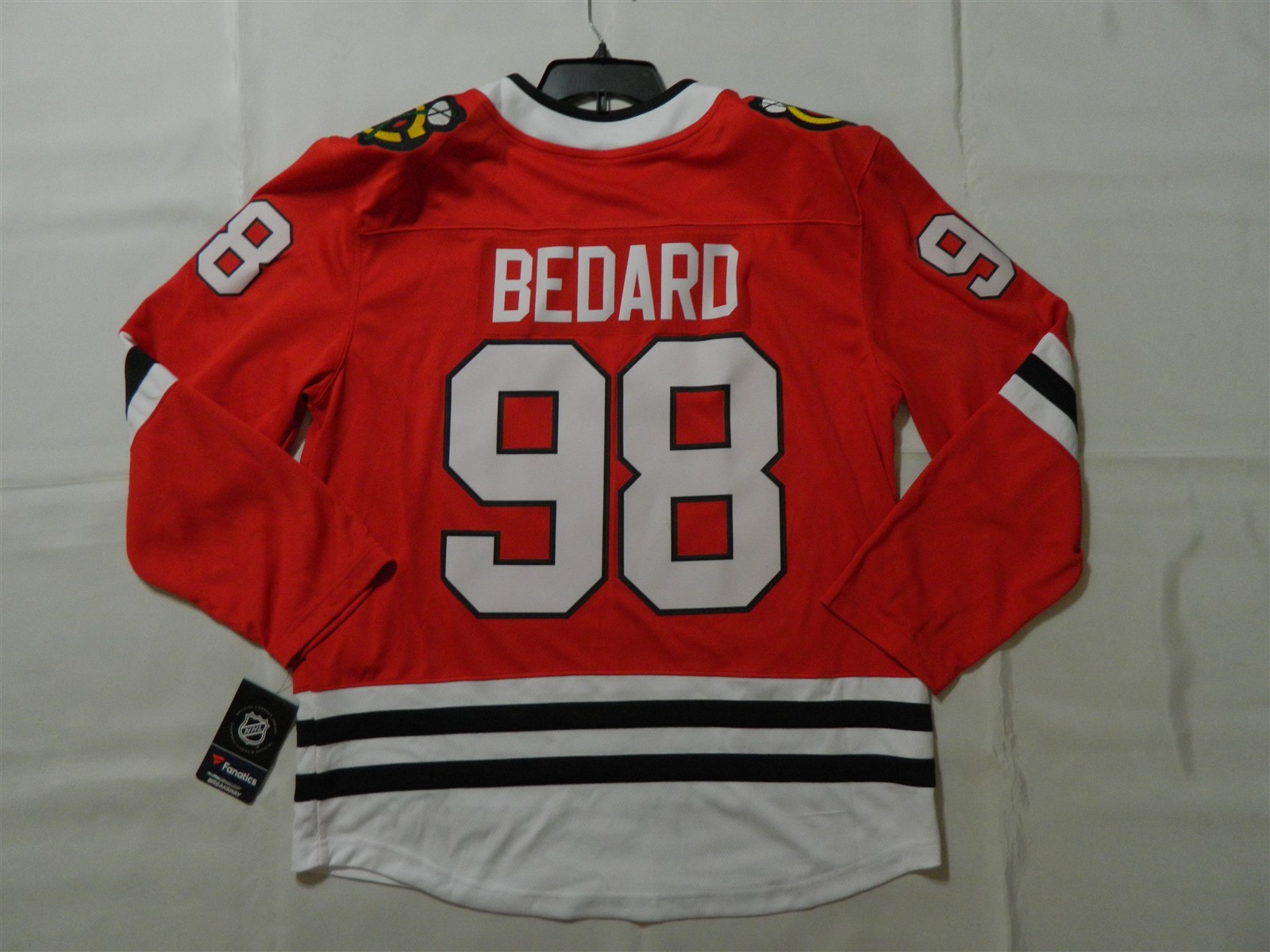 Official Connor Bedard Chicago Blackhawks Breakaway Red Jersey Small Reg. $175