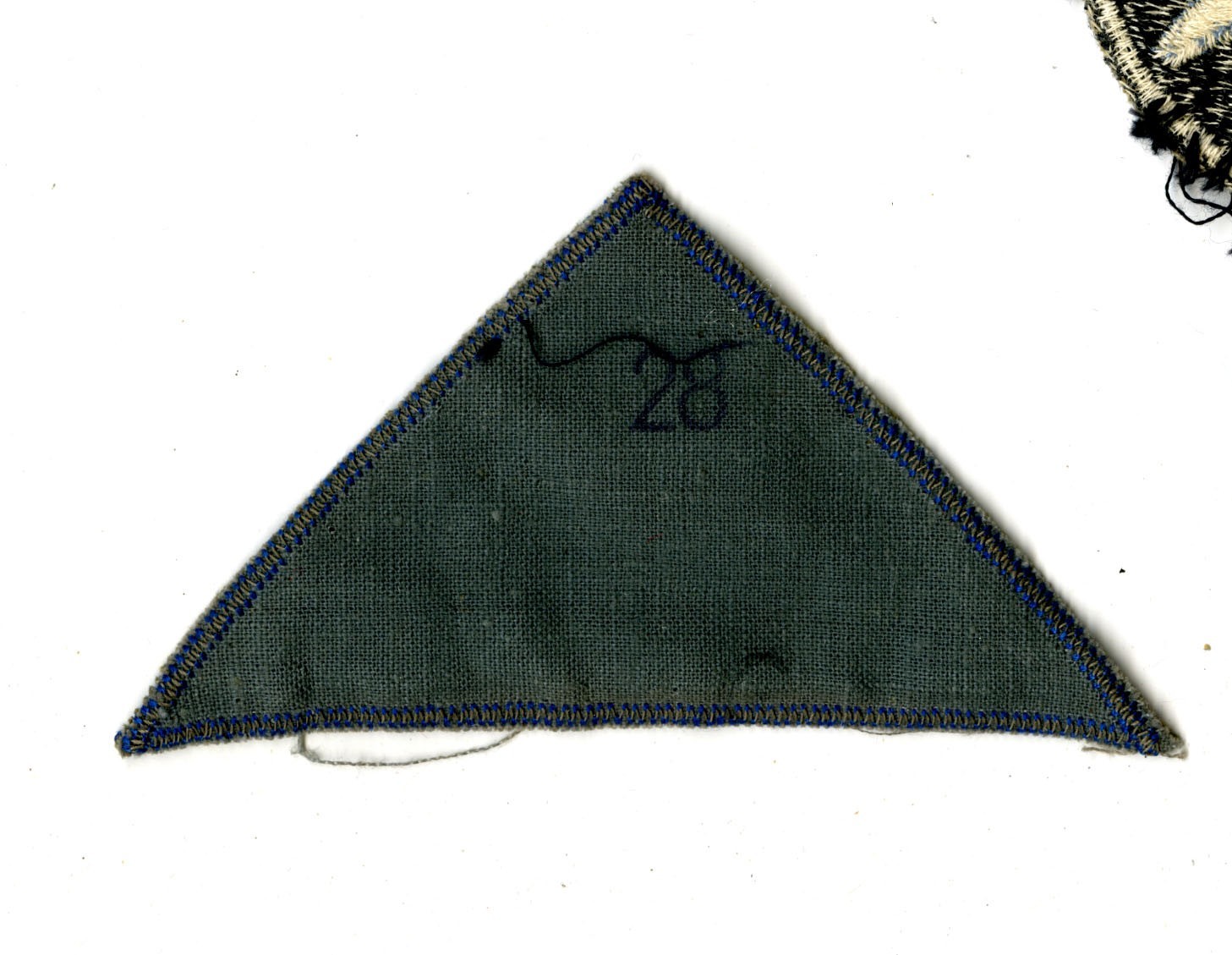 Seventh Army German Made Patch Vintage Original Bevo Weave