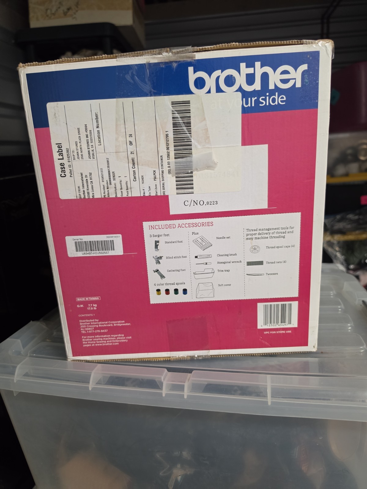NIB Elite Model Brother 1034DX 3/4 Thread Serger Machine