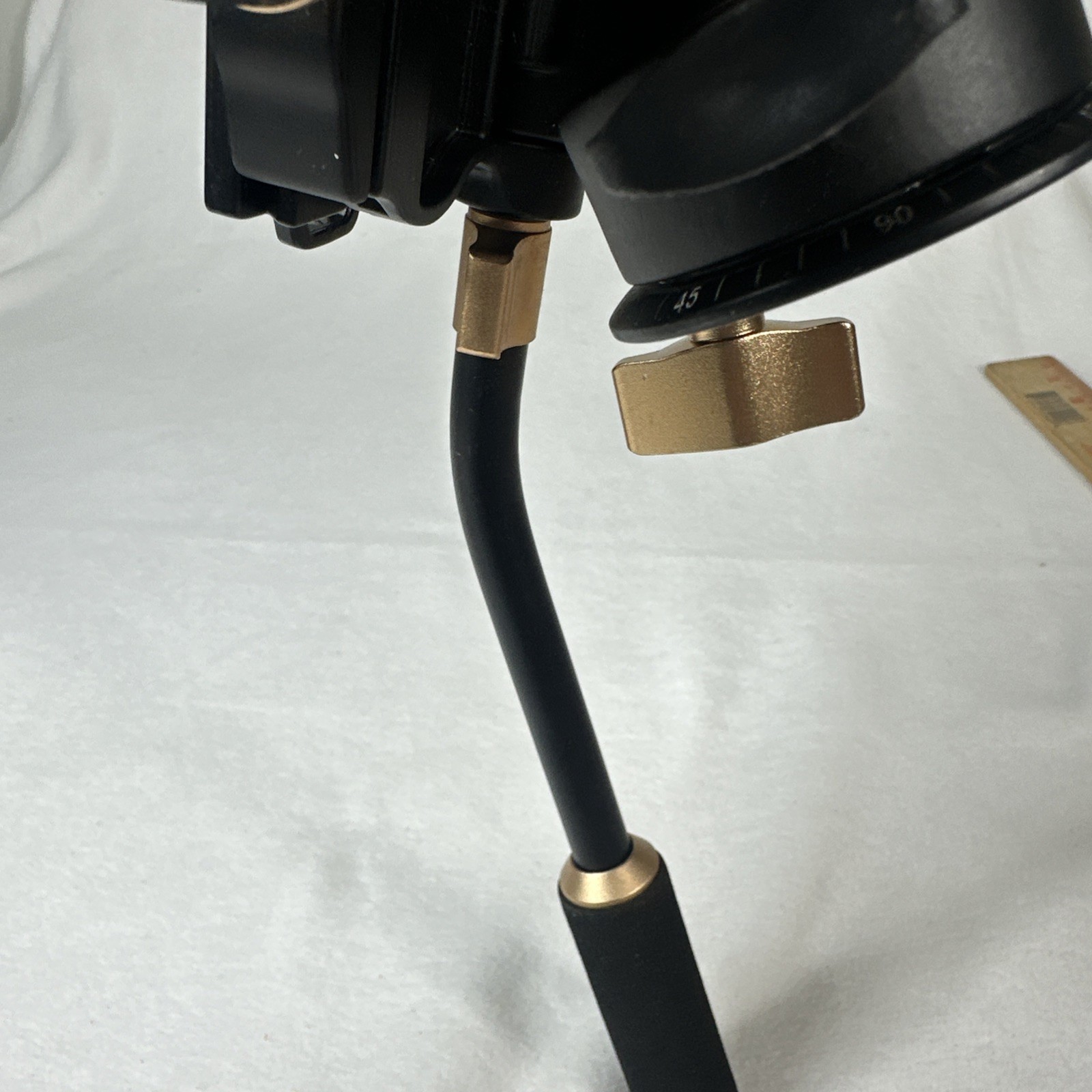 Sconpho Heavy Duty Video Camera Tripod Fluid Drag Pan Head With Extended Handle