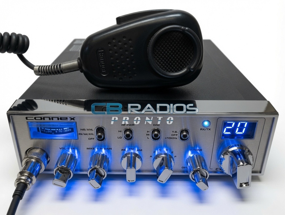 Connex 3300HP 10 Meter Radio - BLUE NITRO + PERFORMANCE TUNED + RECEIVE ENHANCED