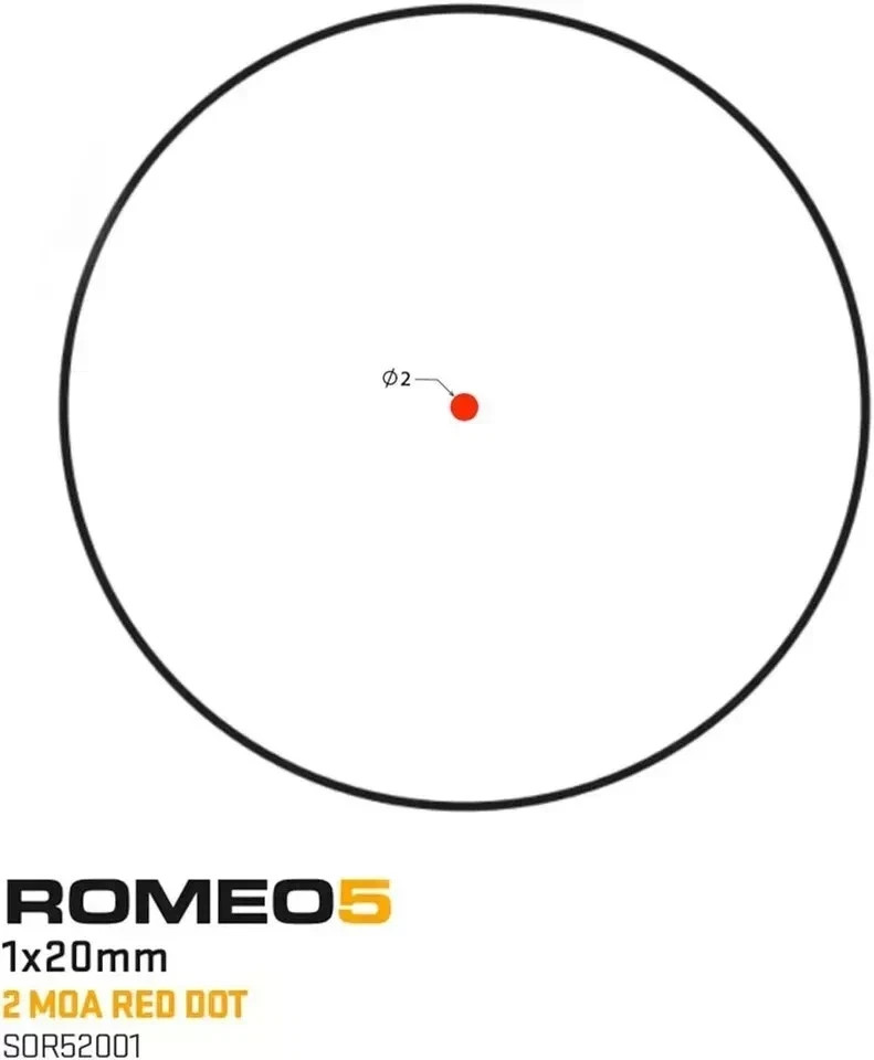 SIG SAUER Romeo5 Compact Red-Dot Sight (SOR52001)