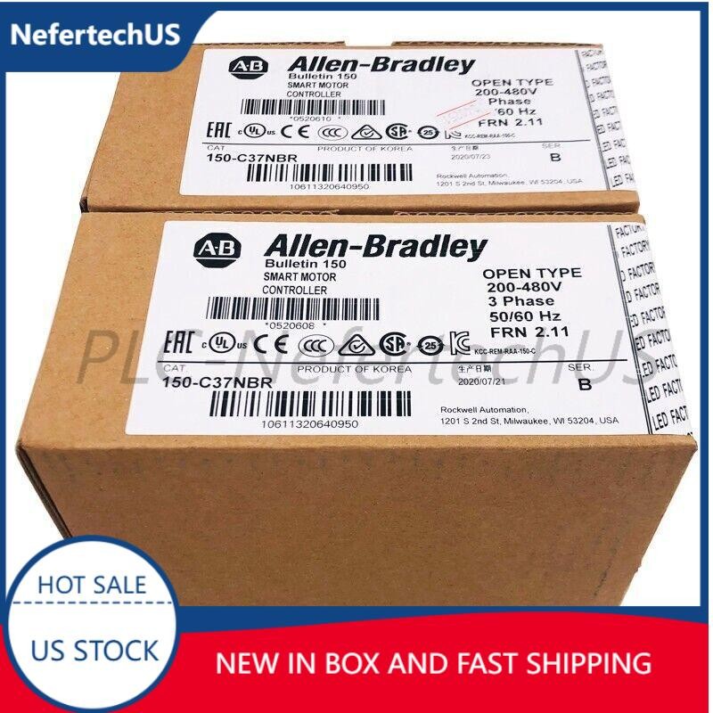 AB 150-C37NBR Smart Motor Controller 150C37NBR New Factory Sealed US Free Tax