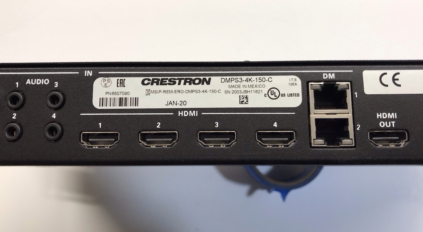 CRESTRON DMPS3-4K-150-C PRESENTATION SYSTEM FREE SHIP