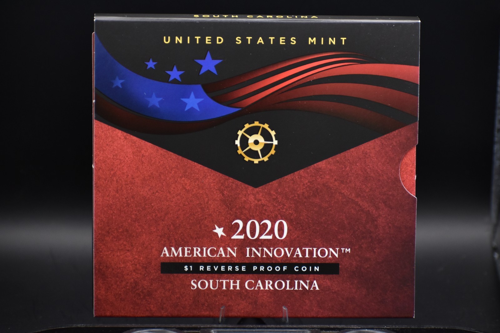 2020 S American Innovation $1 REVERSE PROOF Coin South Carolina in OGP Mint Box