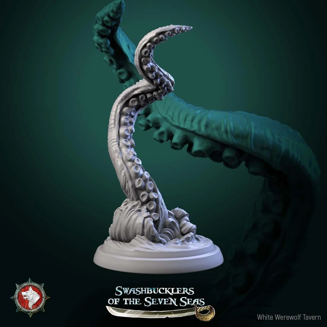 Kraken Tentacles - Resin Tabletop Miniature