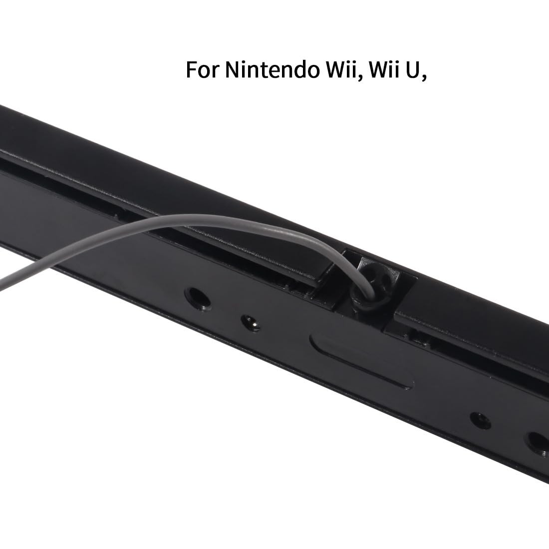 Aokin USB Sensor Bar for Wii, Replacement Wired 9.5 inches, 2.Black