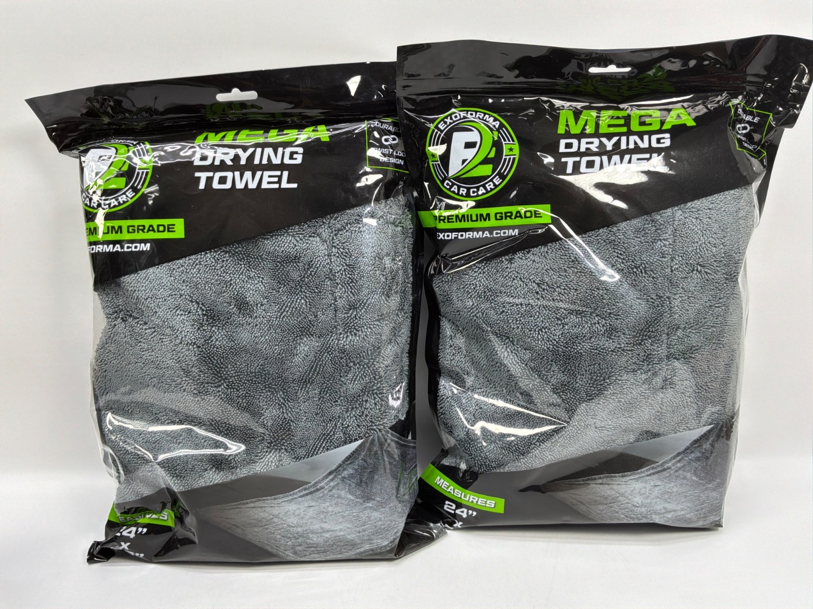 2pack ExoForma Mega Car Drying Towel  36x24in
